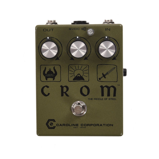 Caroline CROM Fuzzstortion Pedal Army Green Effects and Pedals / Fuzz
