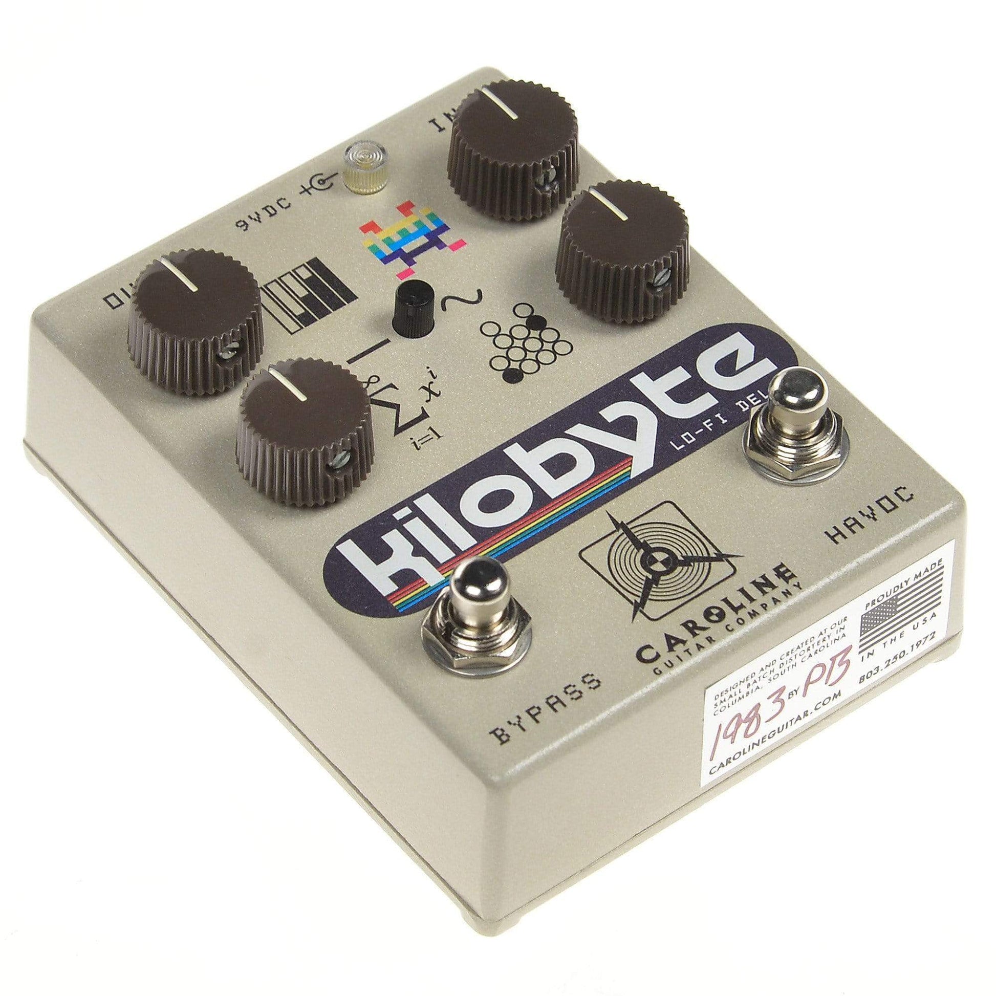 Caroline Kilobyte Lo-Fidelity Digital Delay 64 Graphic Effects and Pedals / Fuzz