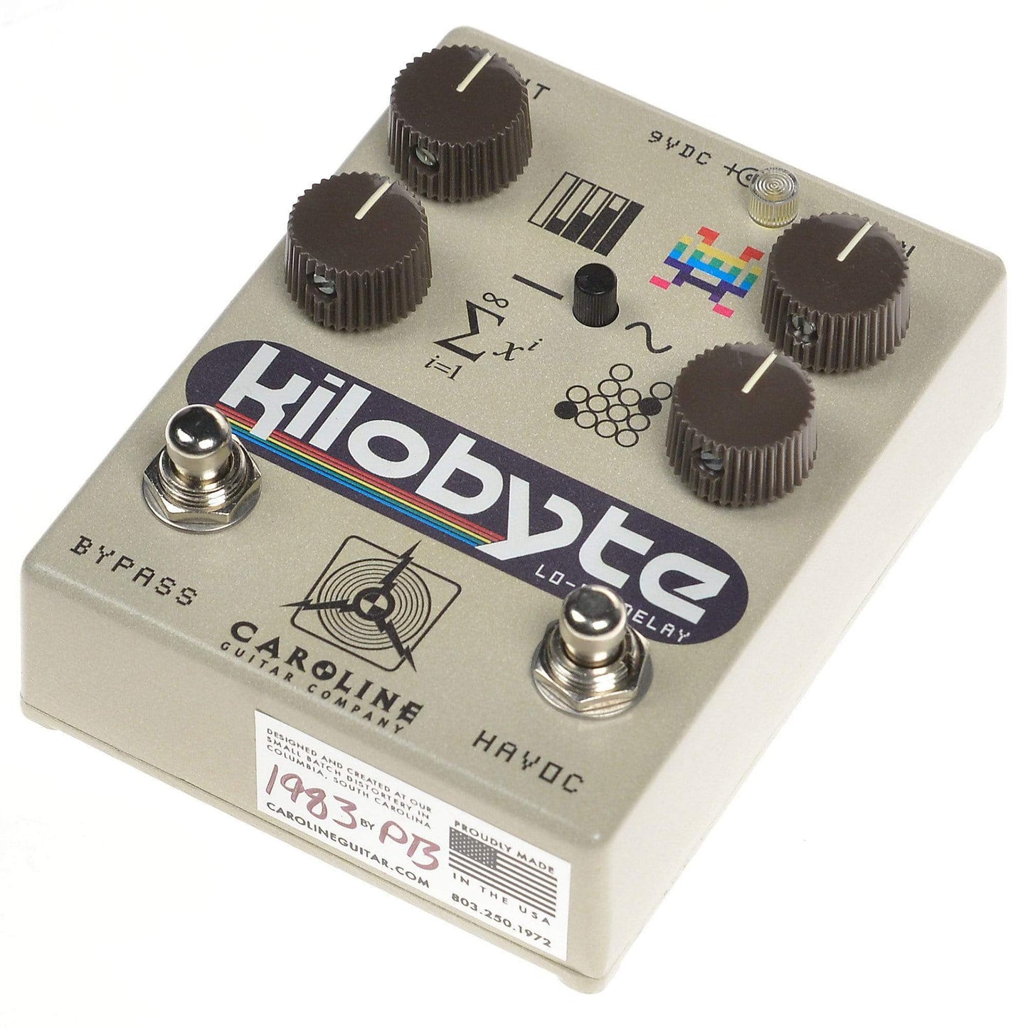 Caroline Kilobyte Lo-Fidelity Digital Delay 64 Graphic Effects and Pedals / Fuzz