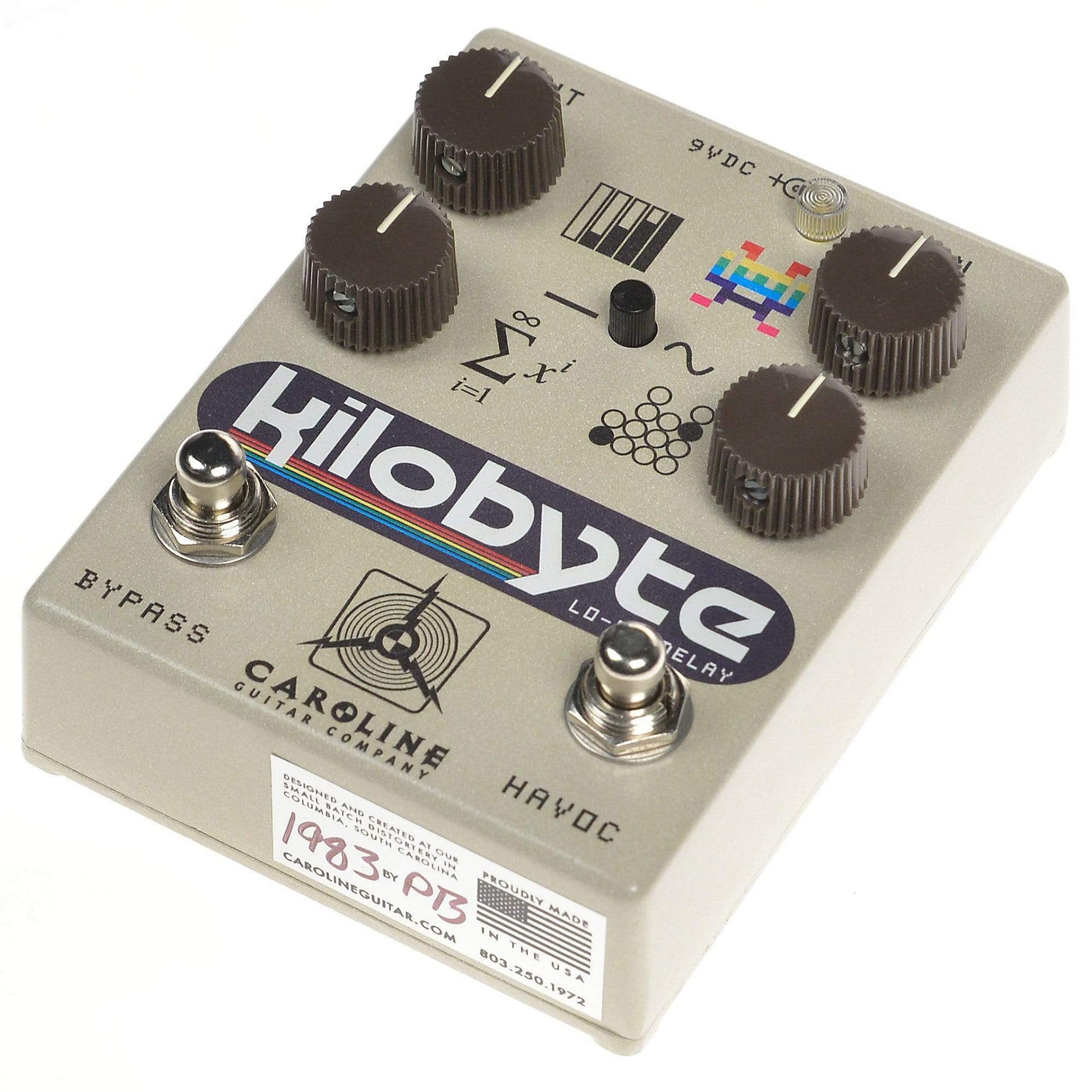 Caroline Kilobyte Lo-Fidelity Digital Delay 64 Graphic Effects and Pedals / Fuzz