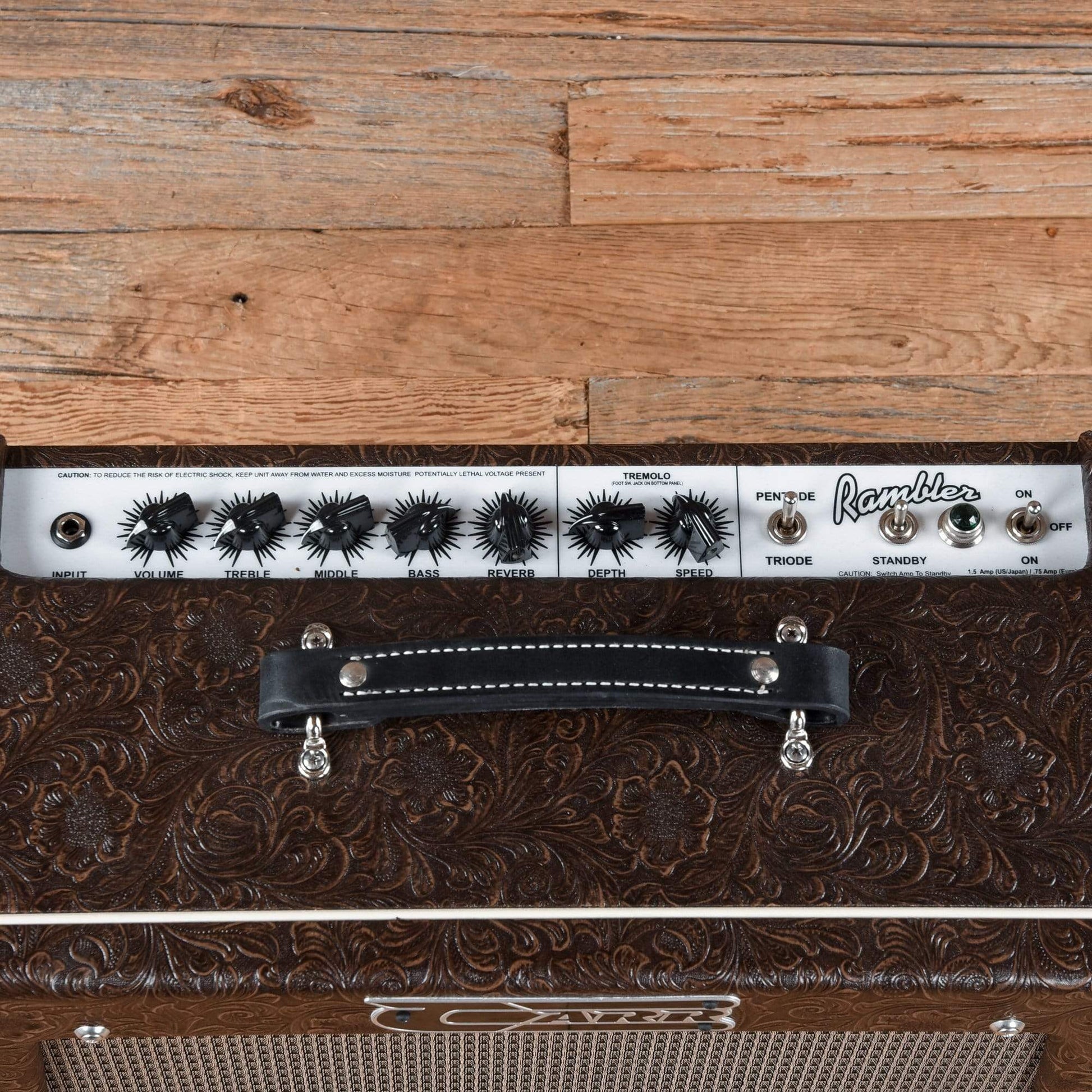Carr Rambler 28/14W 1x12 6L6 Class A Tremolo & Reverb Combo Cowboy w/Footswitch Amps / Guitar Combos