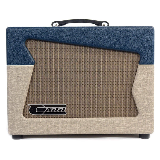 Carr Skylark 12W 1x12 6V6 Reverb Combo Custom 2-Tone Blue & Slub Amps / Guitar Combos
