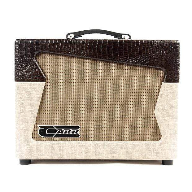 Carr Skylark 12W 1x12 6V6 Reverb Combo Custom 2-Tone Brown Gator & Slub Amps / Guitar Combos