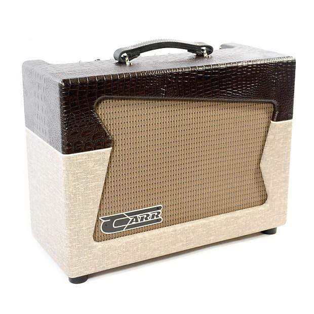 Carr Skylark 12W 1x12 6V6 Reverb Combo Custom 2-Tone Brown Gator & Slub Amps / Guitar Combos