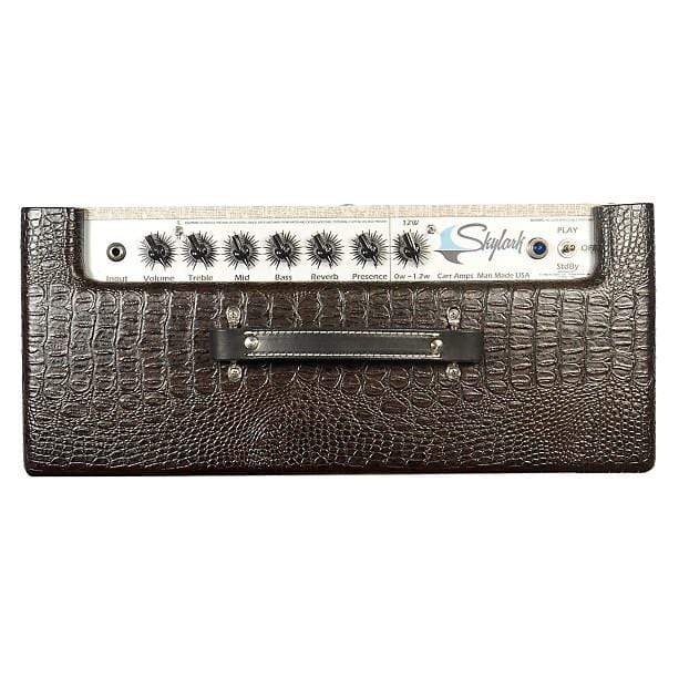 Carr Skylark 12W 1x12 6V6 Reverb Combo Custom 2-Tone Brown Gator & Slub Amps / Guitar Combos