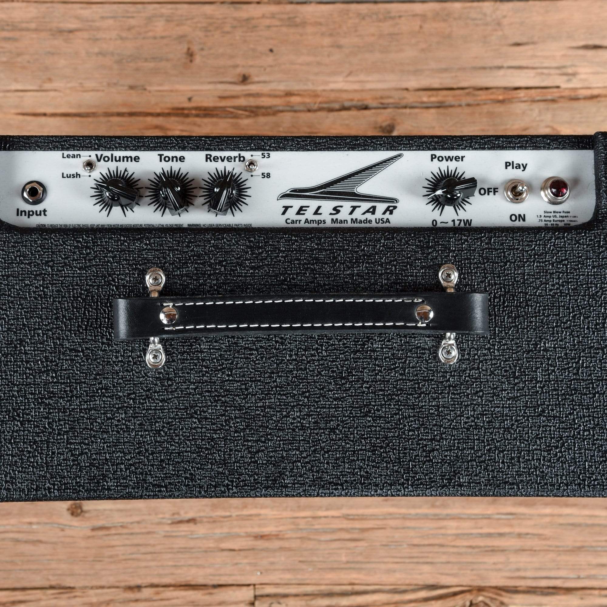 Carr Telstar 17W 1x12 EL34/6V6 Reverb Combo Black w/Valiant Custom Speaker Amps / Guitar Combos