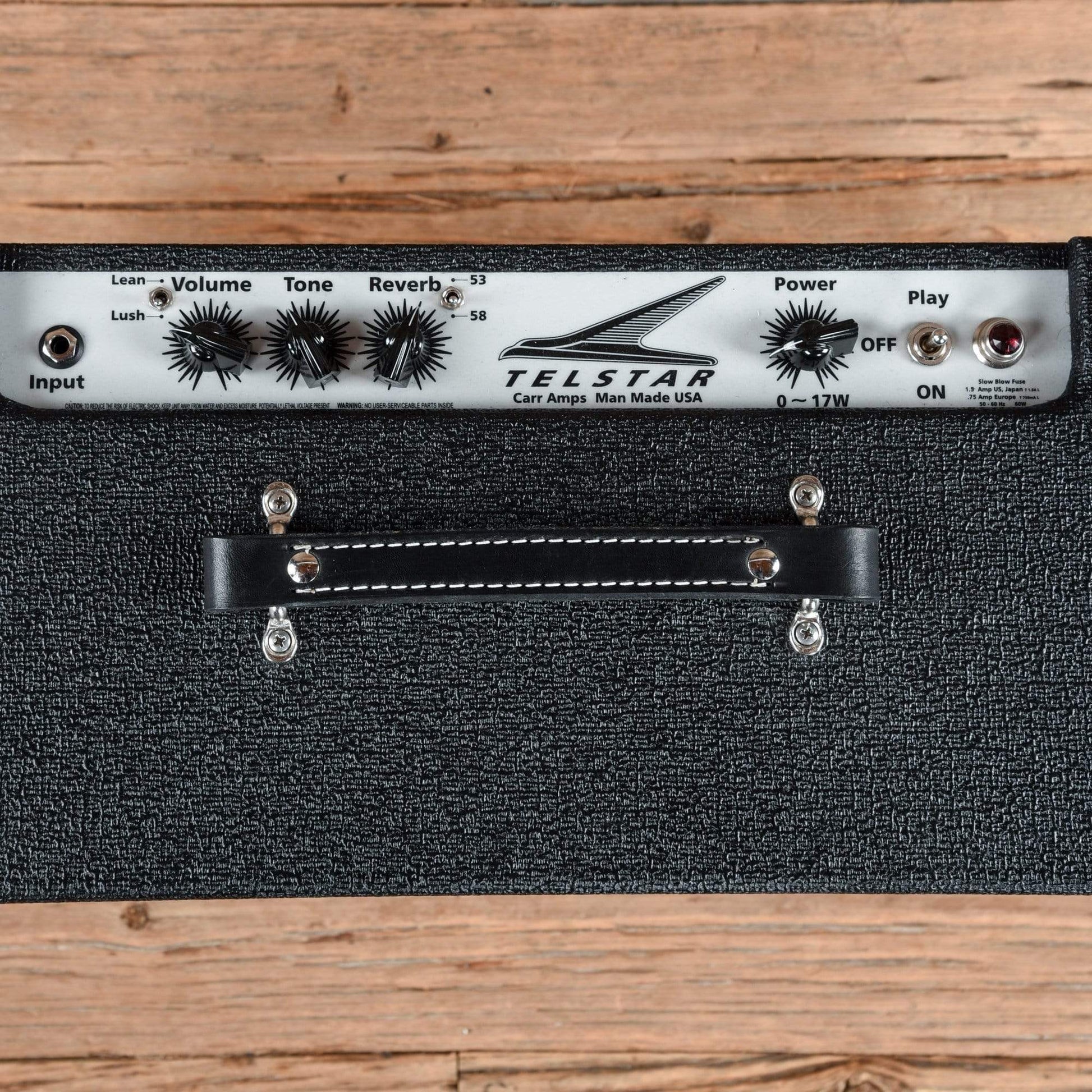 Carr Telstar 17W 1x12 EL34/6V6 Reverb Combo Black w/Valiant Custom Speaker Amps / Guitar Combos