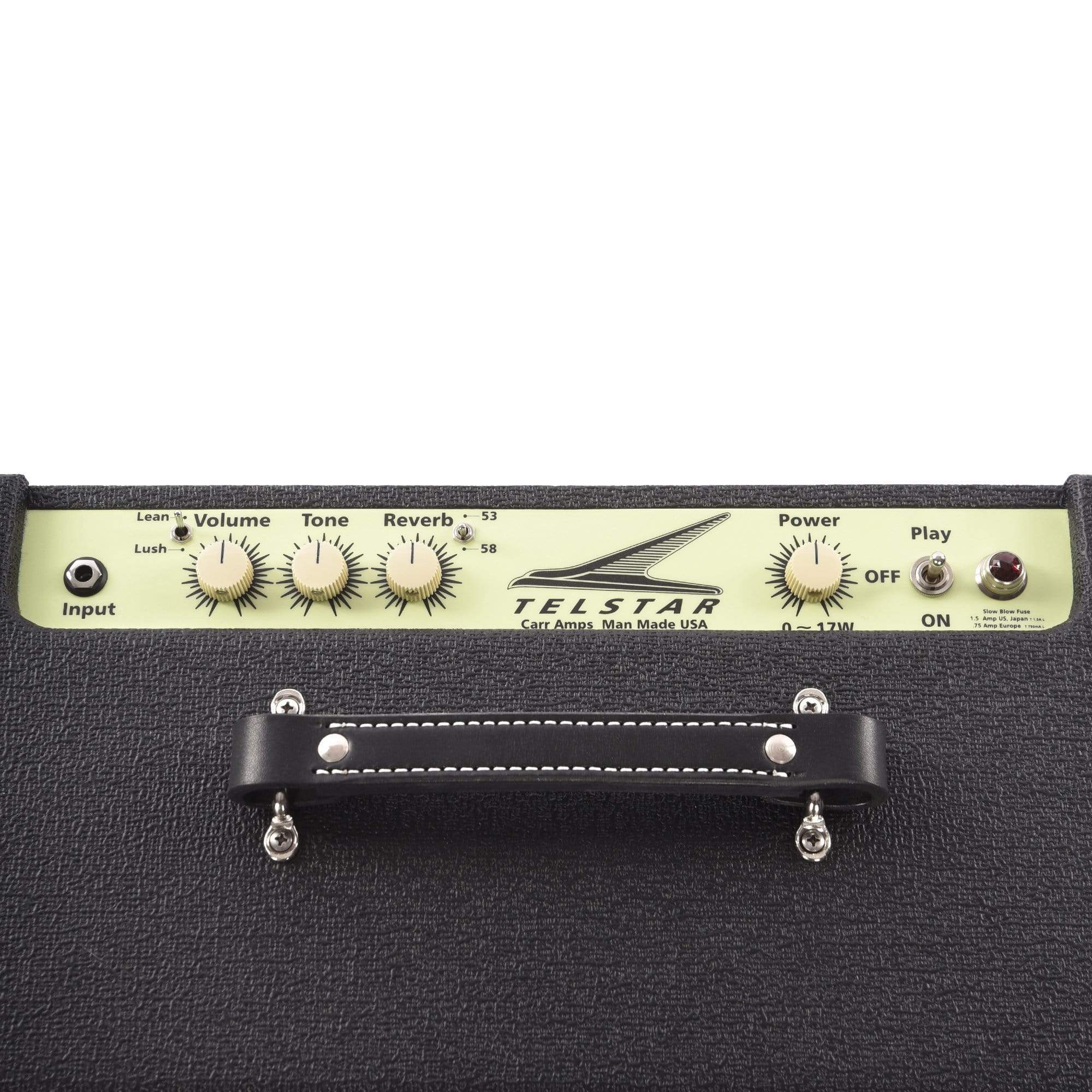 Carr Telstar 17W 1x12 EL34/6V6 Reverb Combo Black w/Valiant Custom Speaker Amps / Guitar Combos