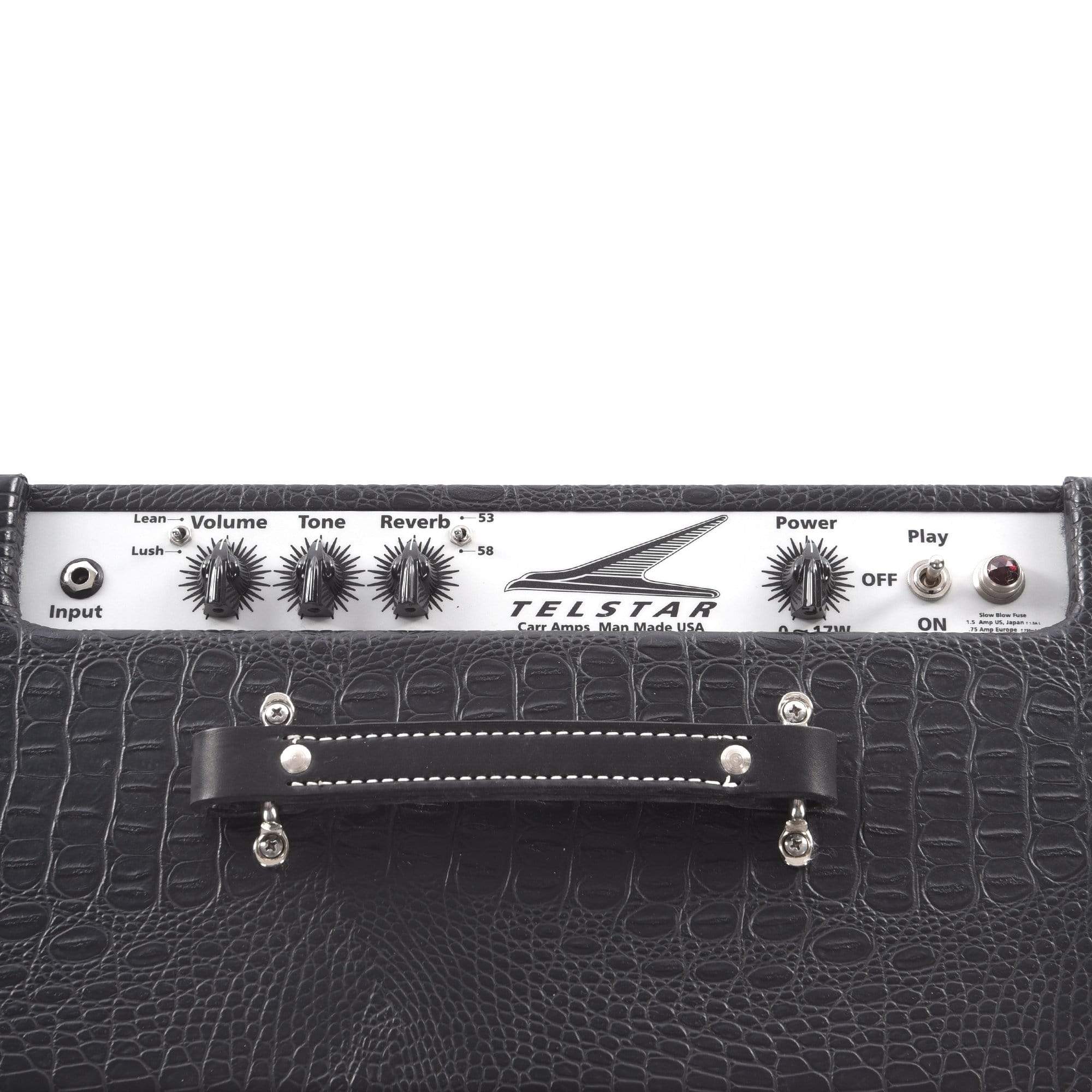 Carr Telstar 17W 1x12 EL34/6V6 Reverb Combo Gator Black w/Valiant Custom Speaker Amps / Guitar Combos