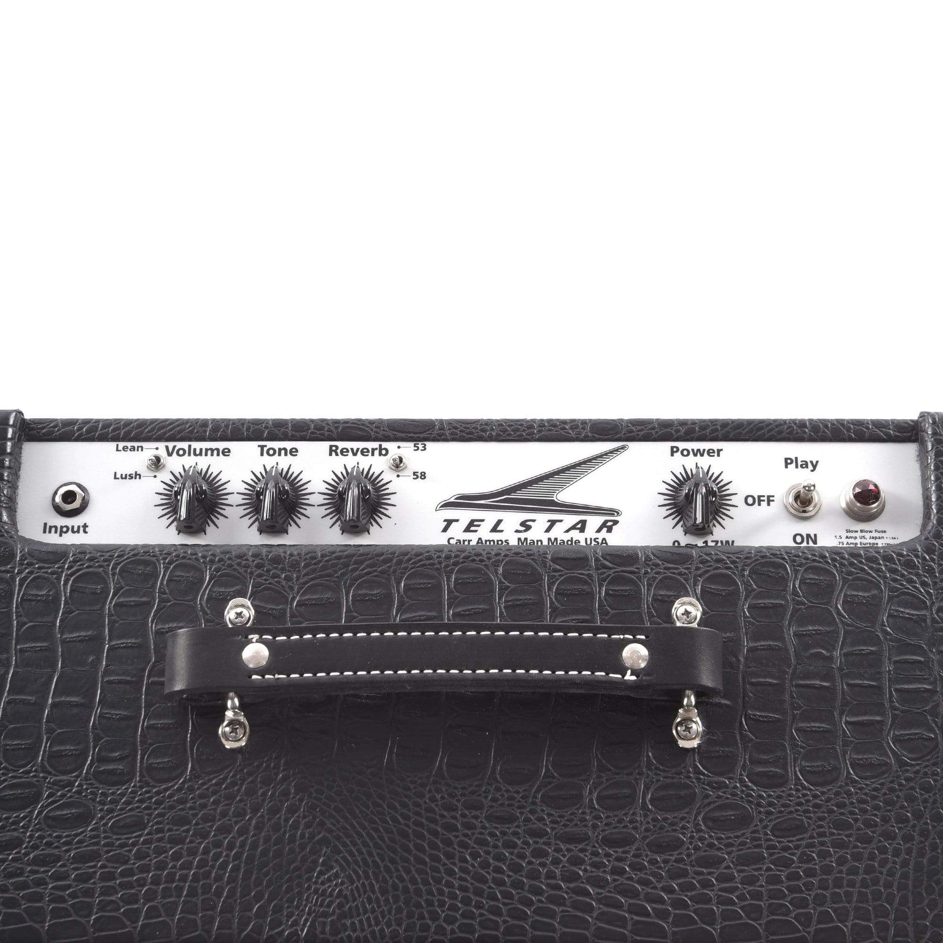 Carr Telstar 17W 1x12 EL34/6V6 Reverb Combo Gator Black w/Valiant Custom Speaker Amps / Guitar Combos