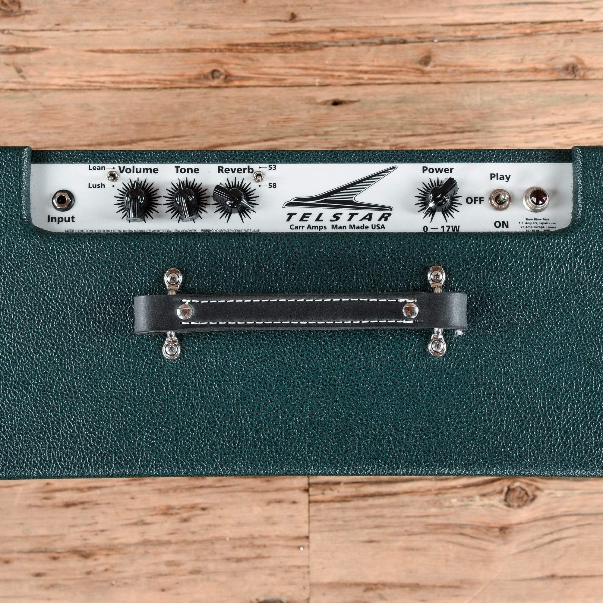 Carr Telstar 17W 1x12 EL34/6V6 Reverb Combo Green w/Valiant Custom Speaker Amps / Guitar Combos