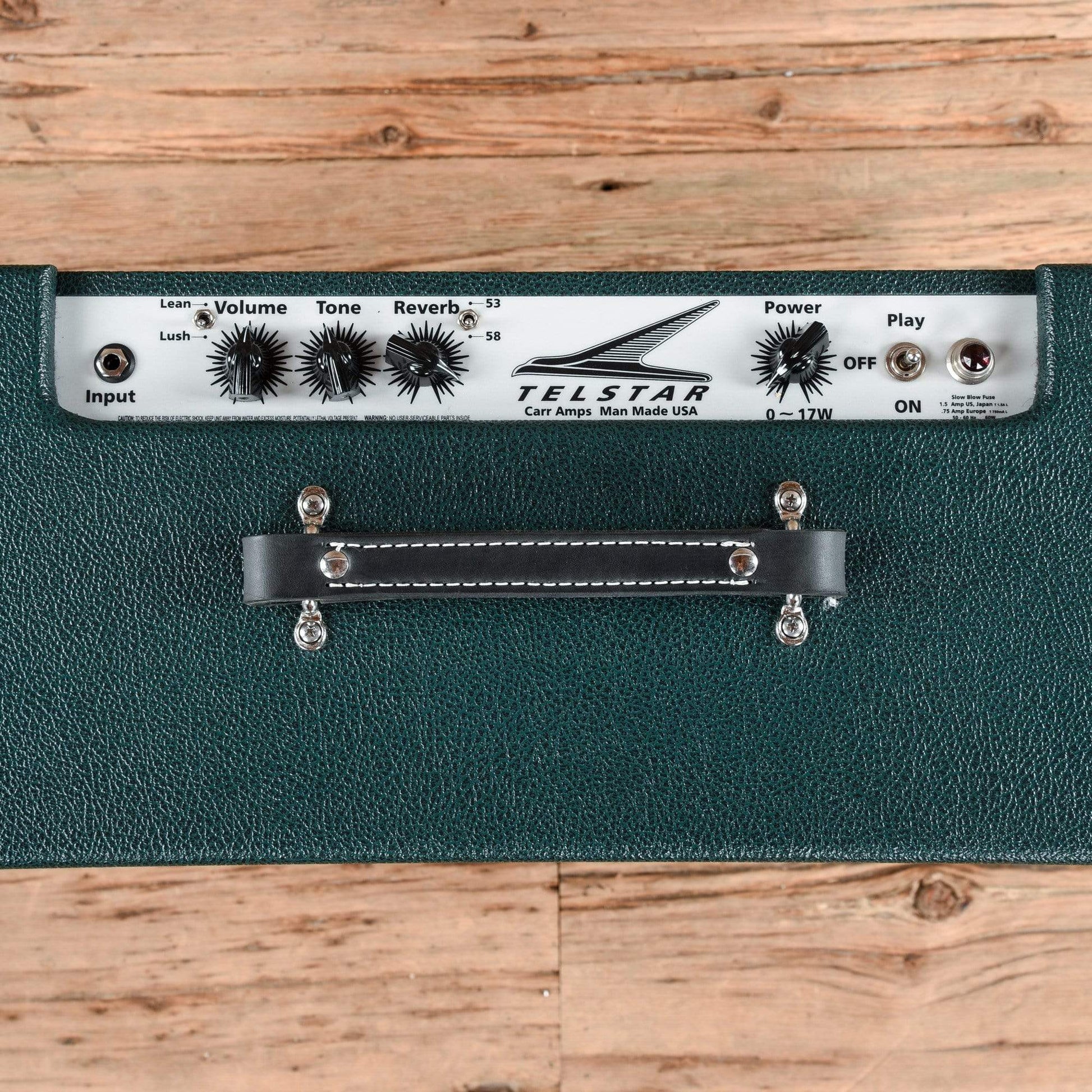 Carr Telstar 17W 1x12 EL34/6V6 Reverb Combo Green w/Valiant Custom Speaker Amps / Guitar Combos