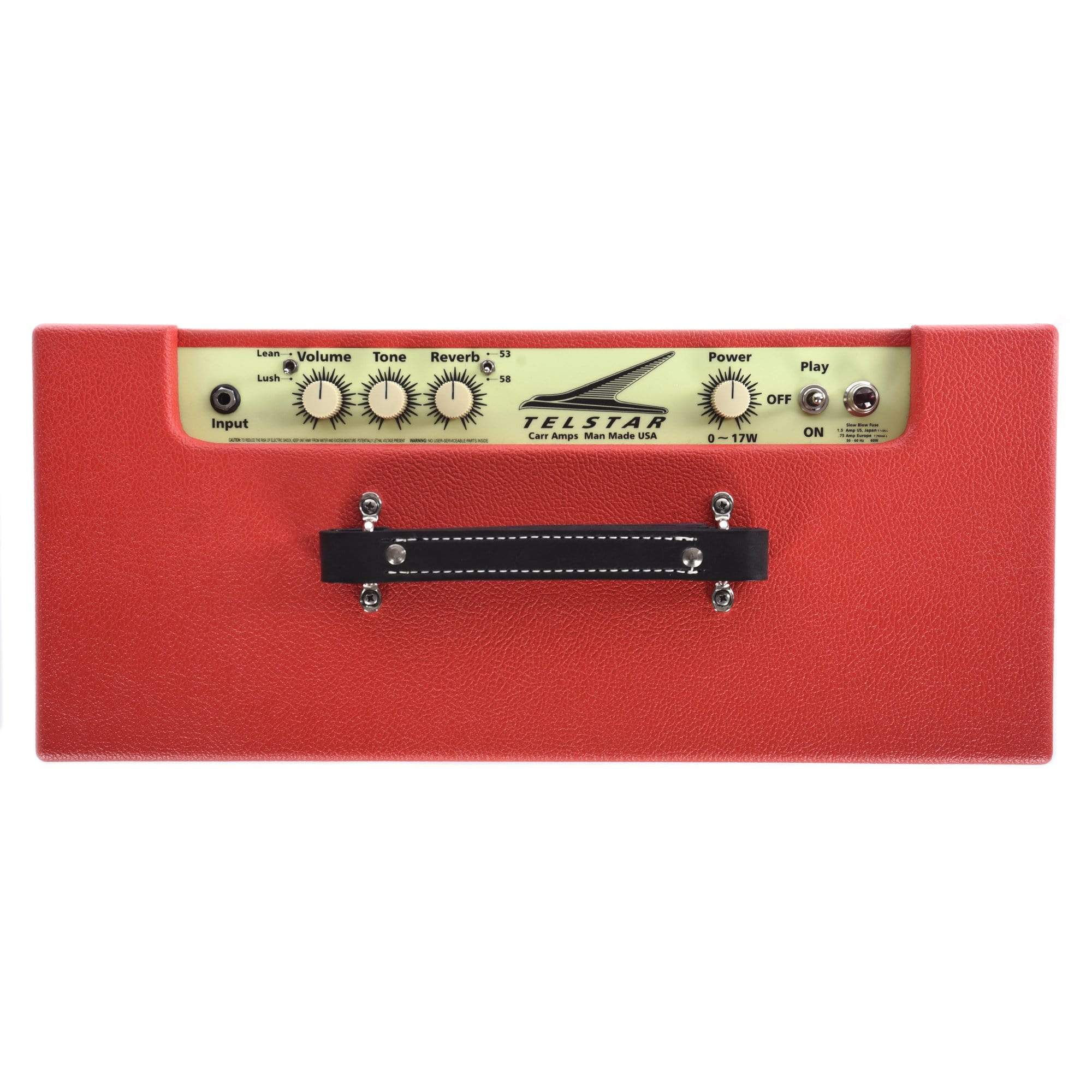 Carr Telstar 17W 1x12 EL34/6V6 Reverb Combo Red w/Valiant Custom Speaker Amps / Guitar Combos