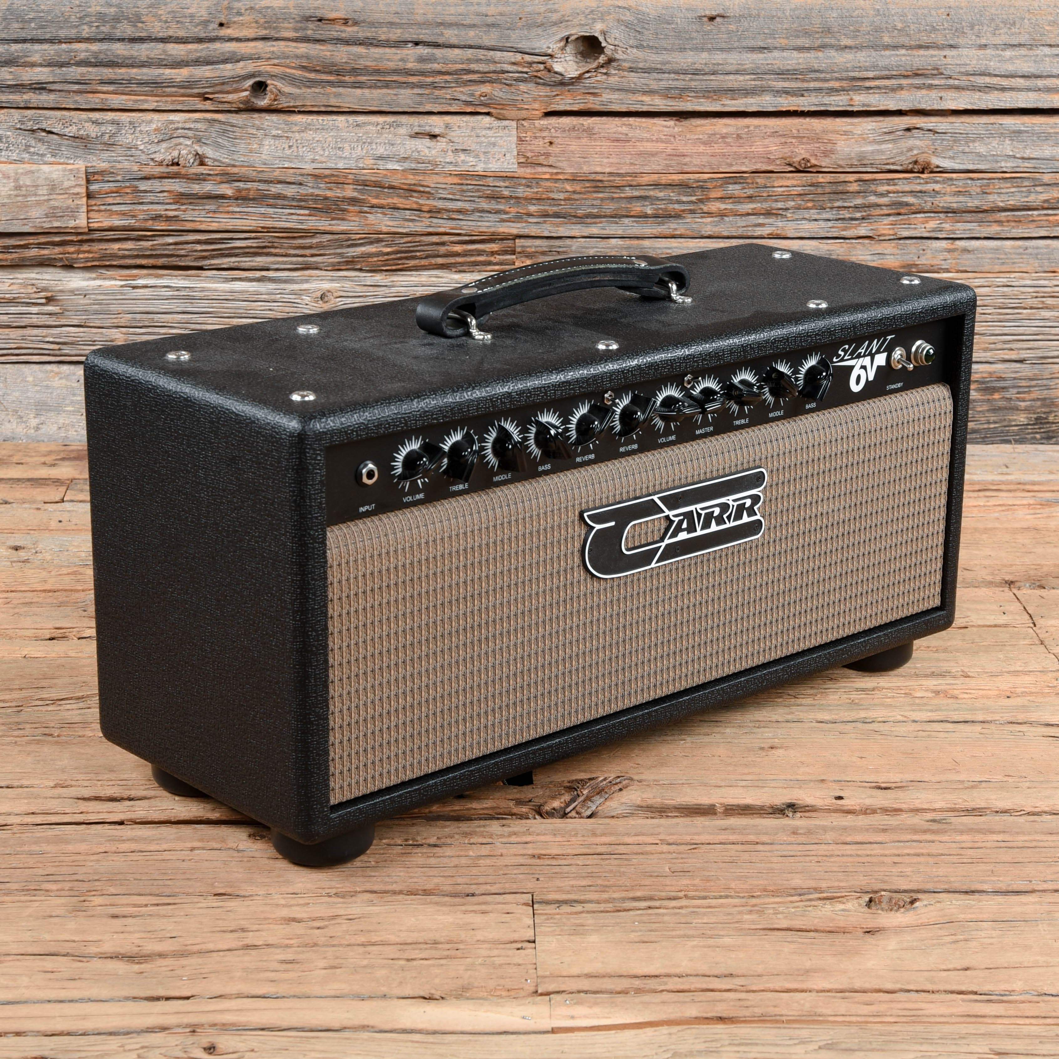 Carr Slant 6V 40W 6V6 Reverb Head Black Amps / Guitar Heads