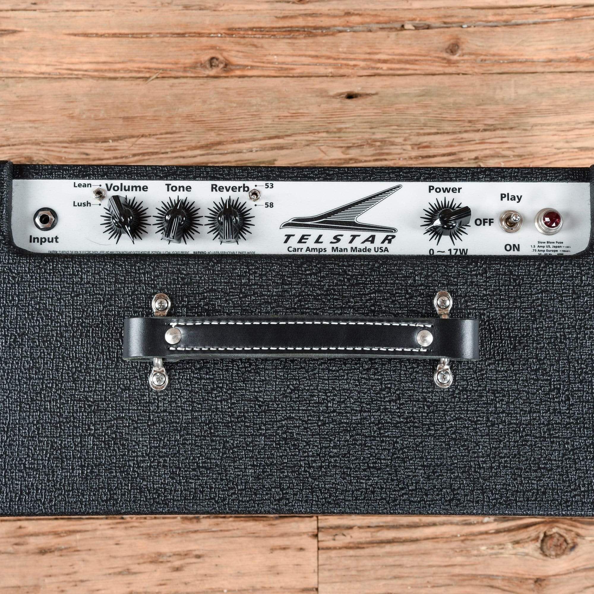 Carr Telstar 17W EL34/6V6 Reverb Head Black Amps / Guitar Heads