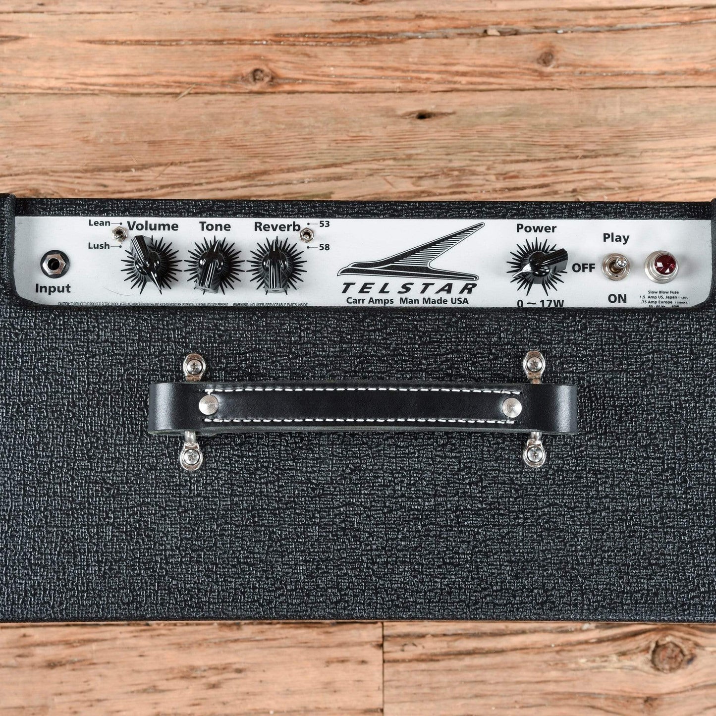 Carr Telstar 17W EL34/6V6 Reverb Head Black Amps / Guitar Heads