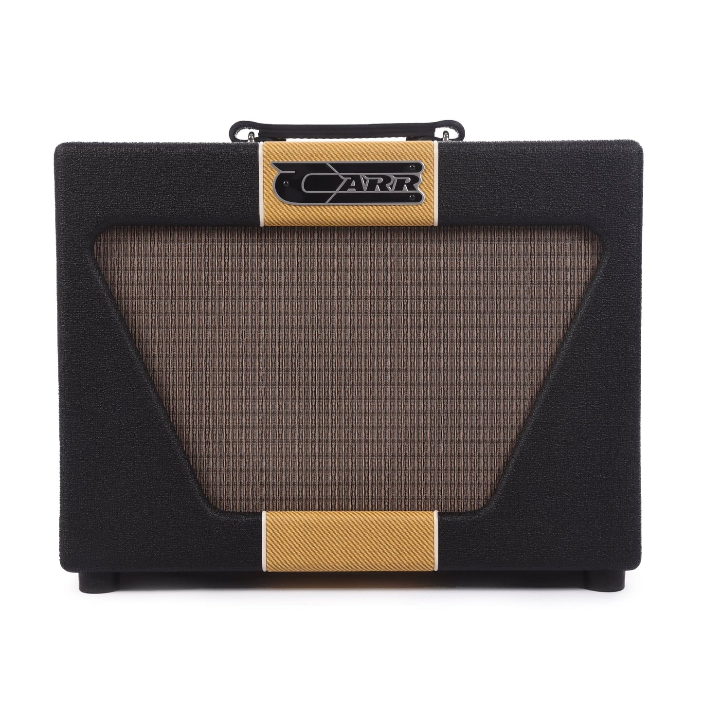 Carr Super Bee 1x10 Combo Amp w/Reverb & Attenuator Black w/ Tweed Stripe