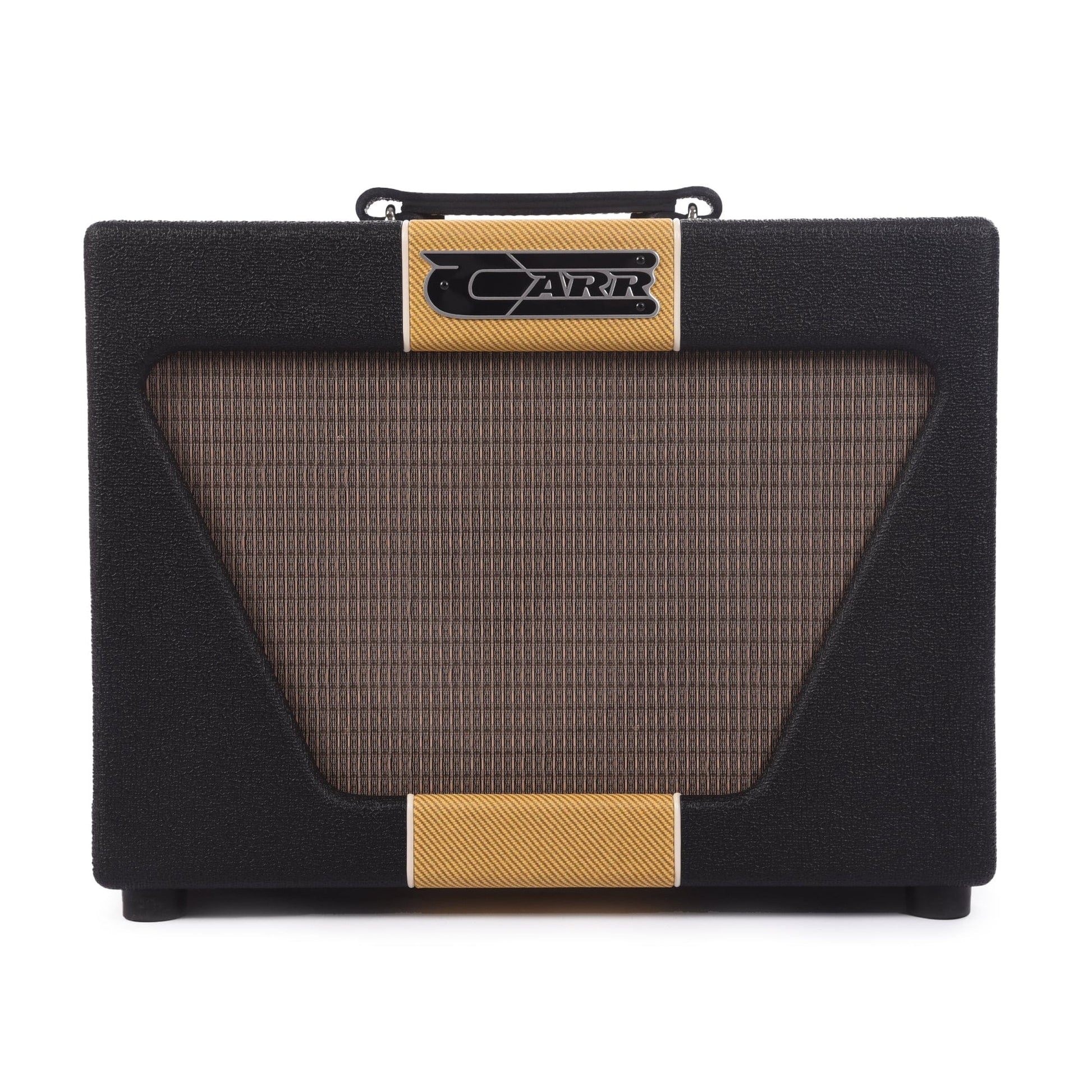 Carr Super Bee 1x10 Combo Amp w/Reverb & Attenuator Black w/ Tweed Stripe