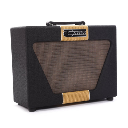 Carr Super Bee 1x10 Combo Amp w/Reverb & Attenuator Black w/ Tweed Stripe