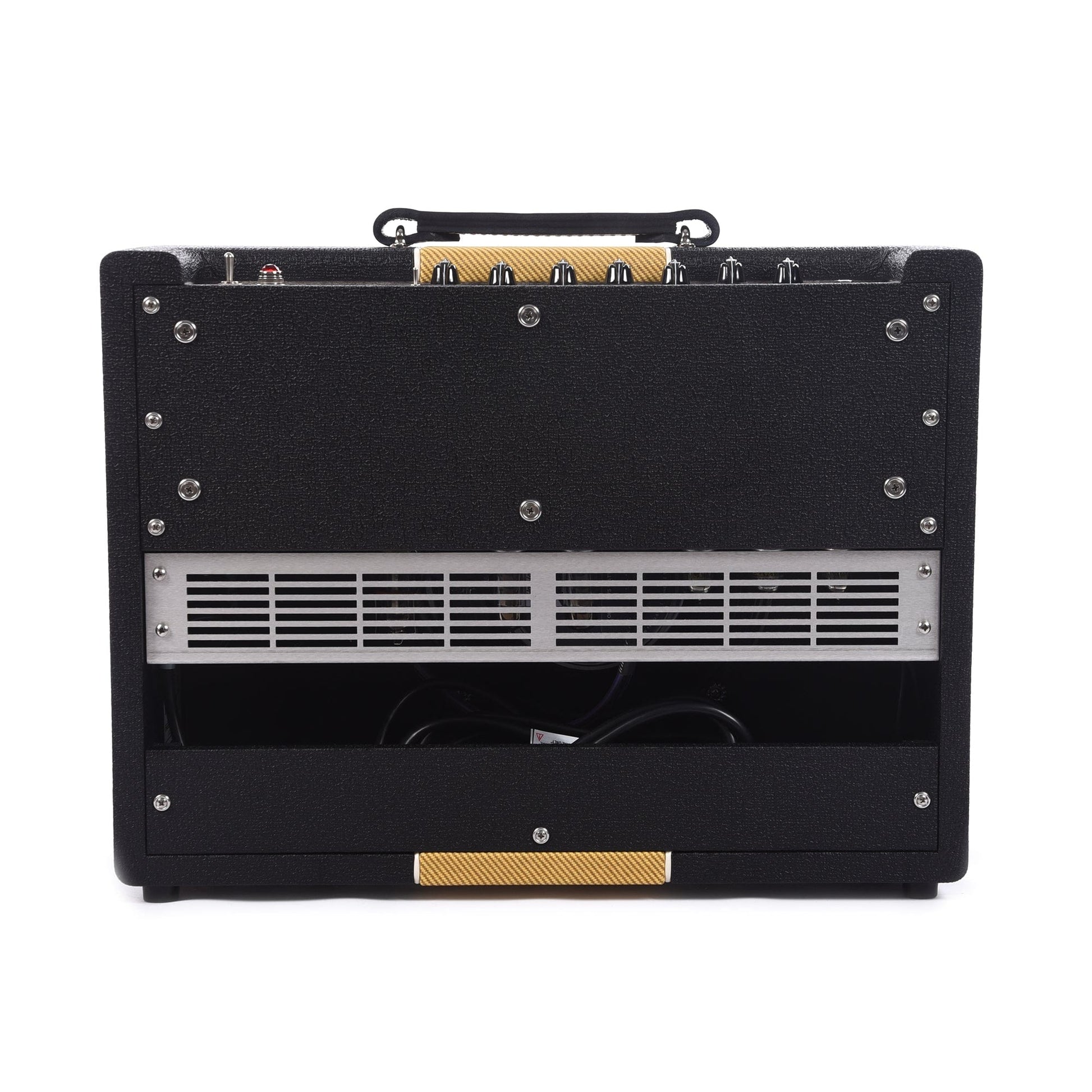 Carr Super Bee 1x10 Combo Amp w/Reverb & Attenuator Black w/ Tweed Stripe