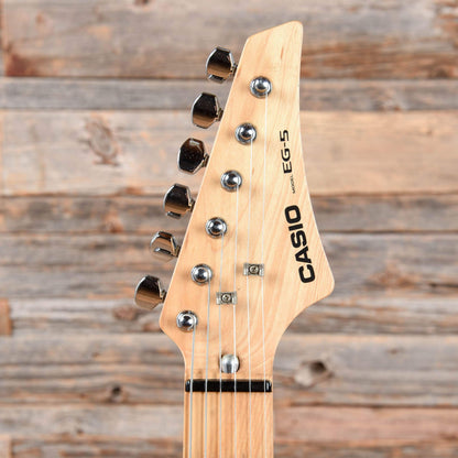 Casio EG-5 Black Electric Guitars / Solid Body