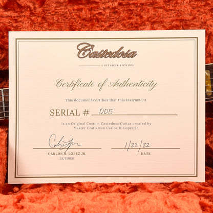 Castedosa Conchers Baritone Aged Lake Placid Blue Relic