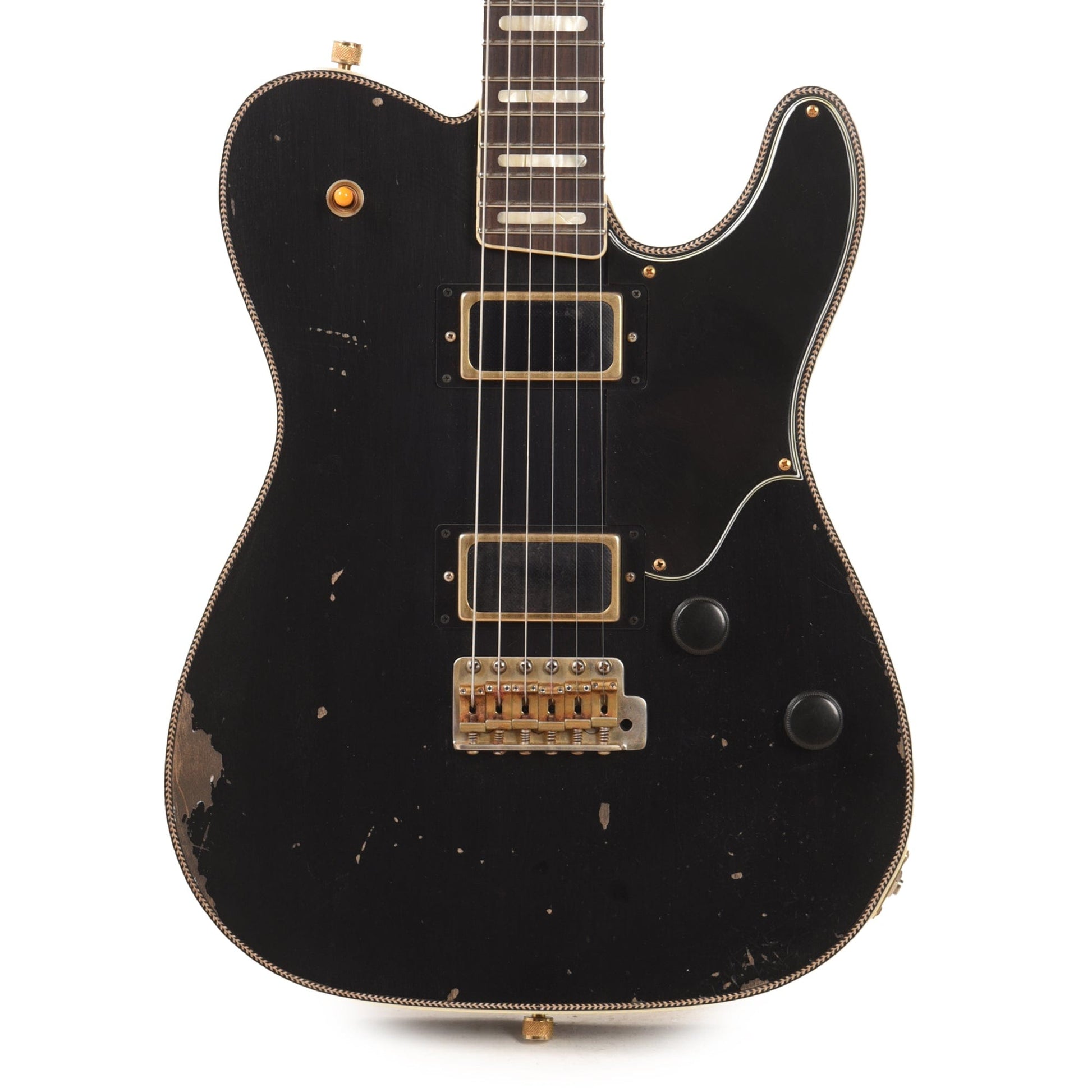 Castedosa Marianna Custom Aged Black w/Brazilian Rosewood Fingerboard & Novak Black Foil Pickups