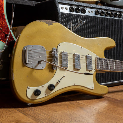 Castedosa Conchers Baritone Aged Aztec Gold w/Brazilian Rosewood Fingerboard Electric Guitars / Baritone