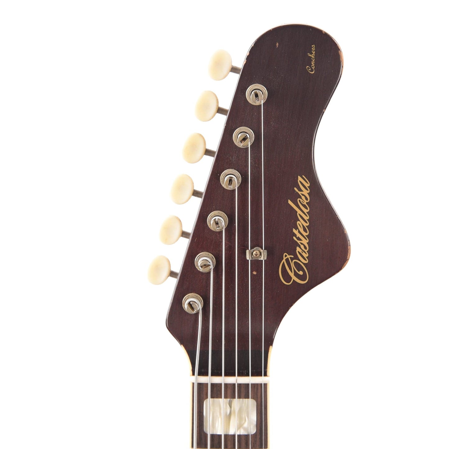 Castedosa Conchers Baritone Aged Charcoal Frost w/Parchment Pickguard Electric Guitars / Baritone