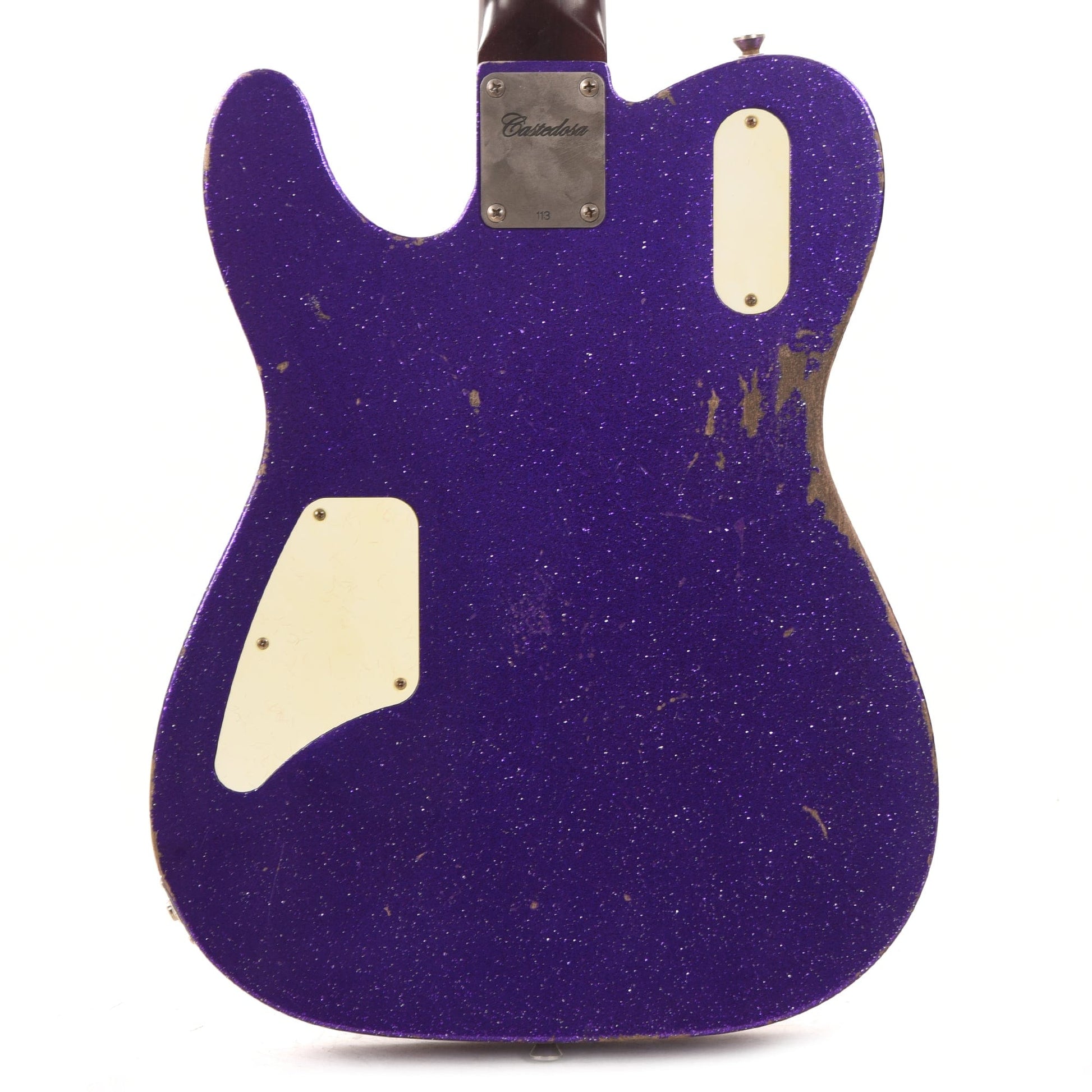 Castedosa Marianna Semi-Hollow Aged Purple Sparkle w/Dove Half Guard Electric Guitars / Semi-Hollow
