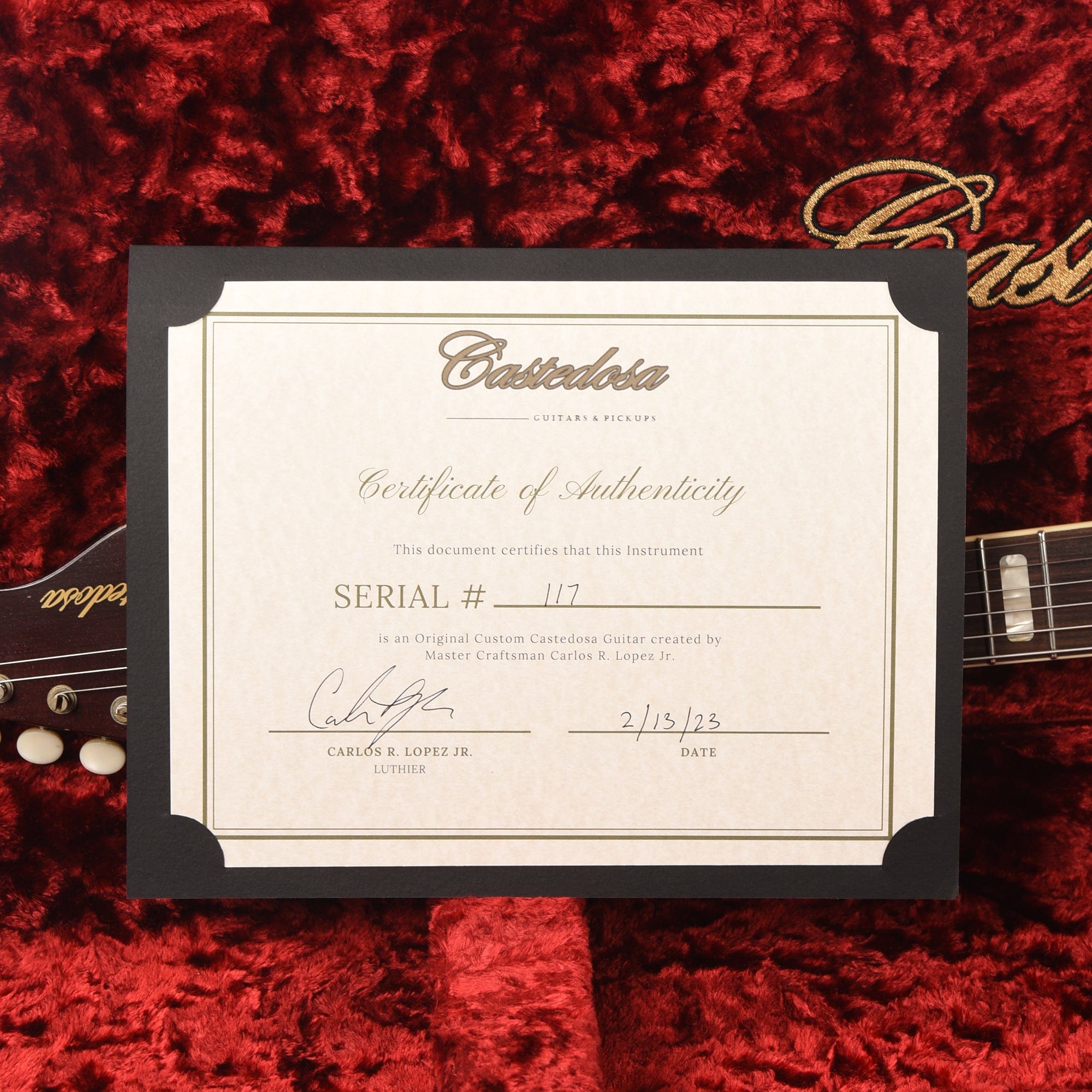 Castedosa Conchers Standard Aged Ice Blue Metallic Electric Guitars / Solid Body