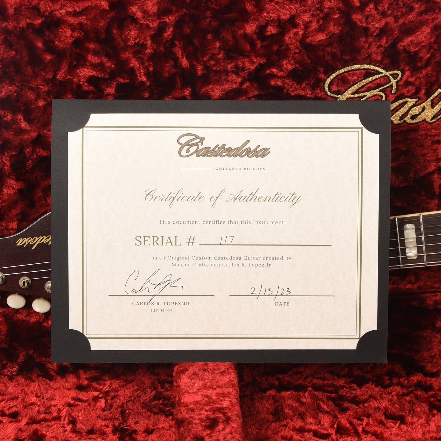 Castedosa Conchers Standard Aged Ice Blue Metallic Electric Guitars / Solid Body