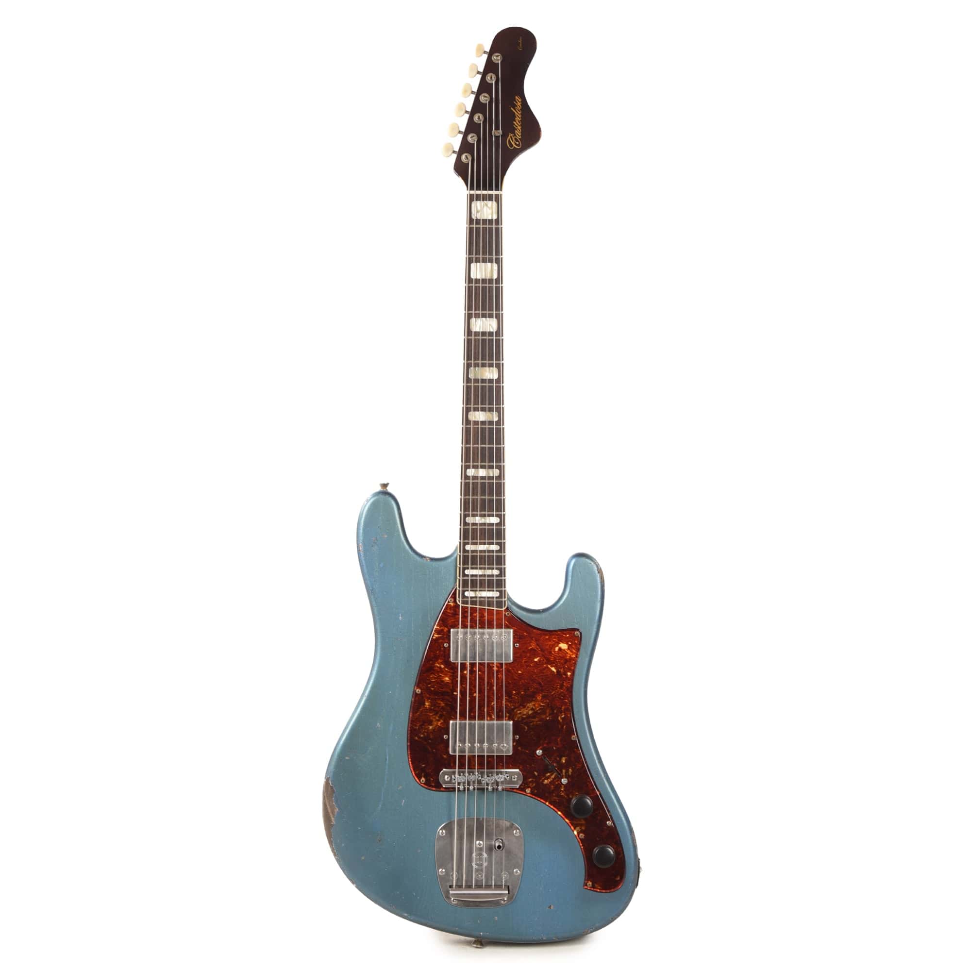Castedosa Conchers Standard Aged Lake Placid Blue Tortoise Pickguard Electric Guitars / Solid Body