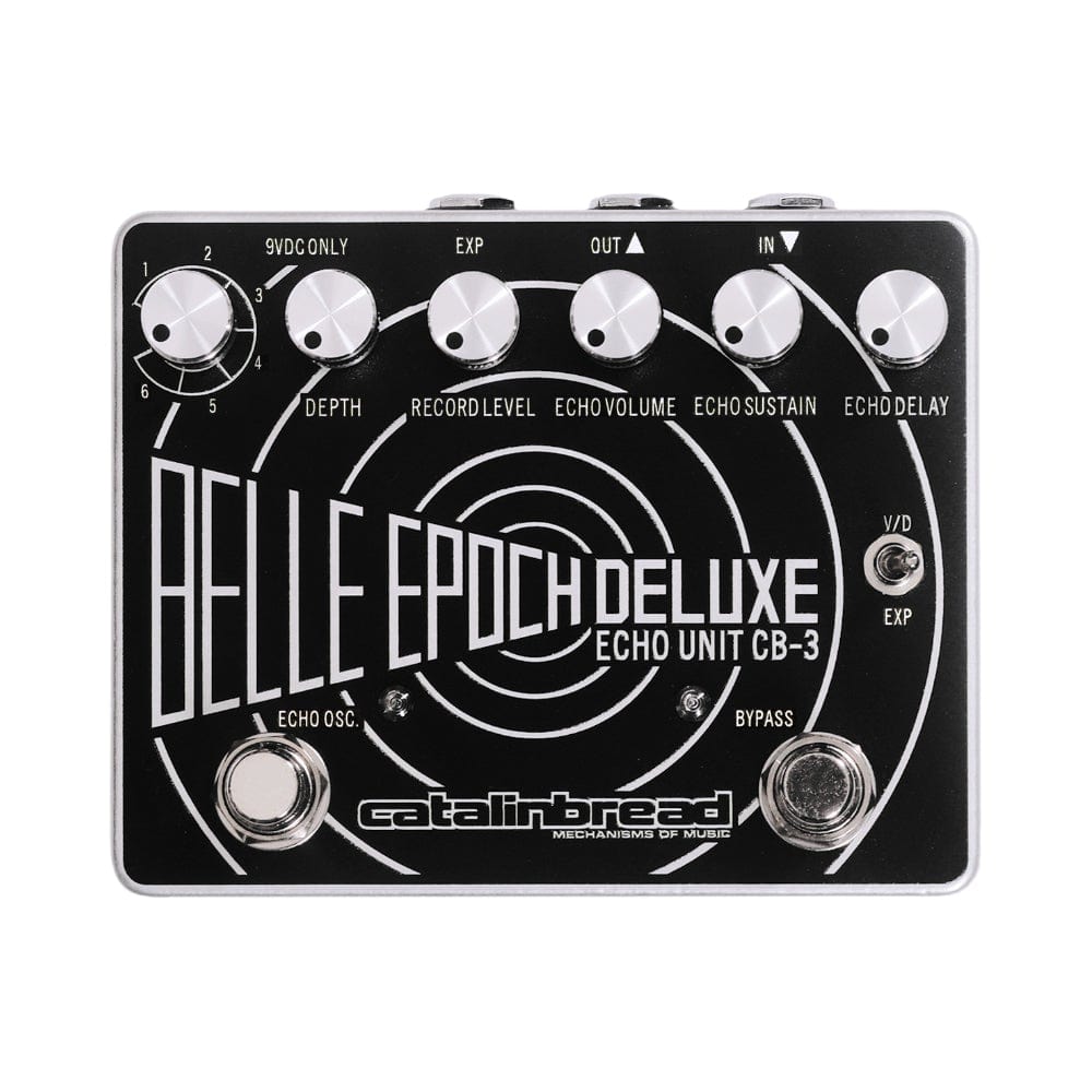 Catalinbread Belle Epoch Deluxe EP-3 Tape Echo Black and Silver Effects and Pedals / Delay