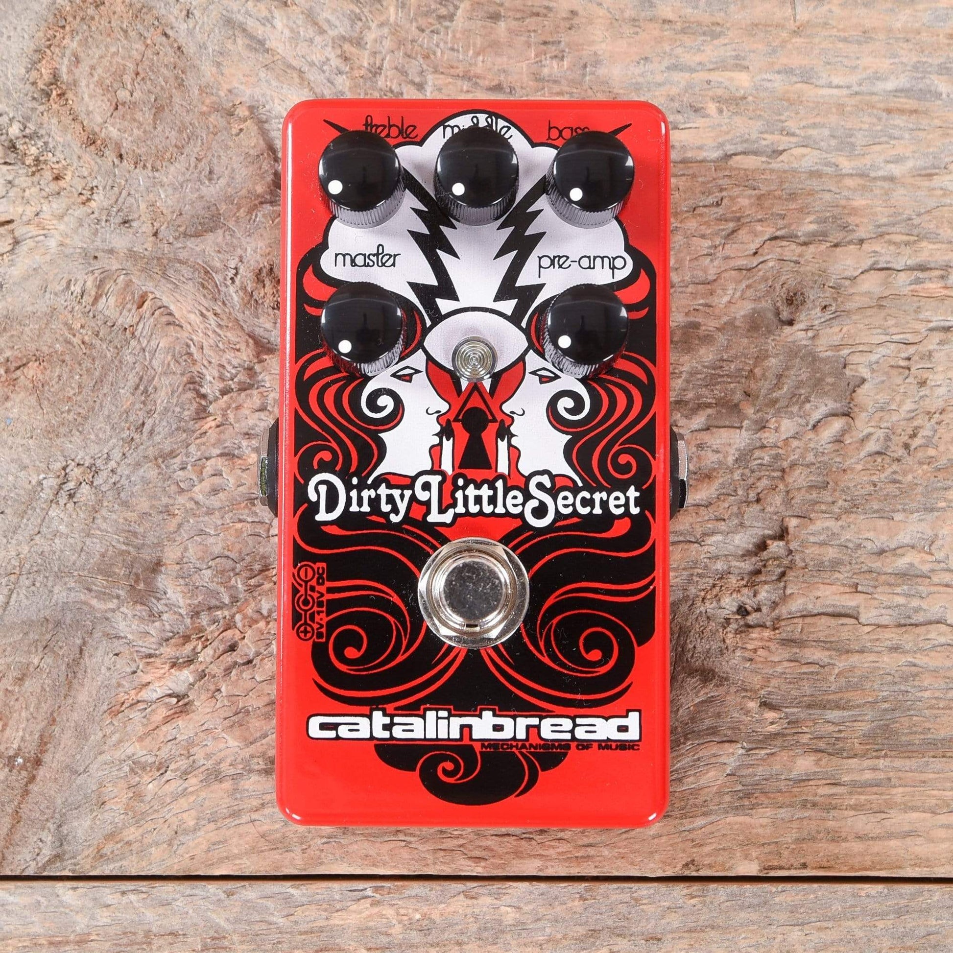 Catalinbread Dirty Little Secret Marshall-Style Overdrive Red Effects and Pedals / Overdrive and Boost
