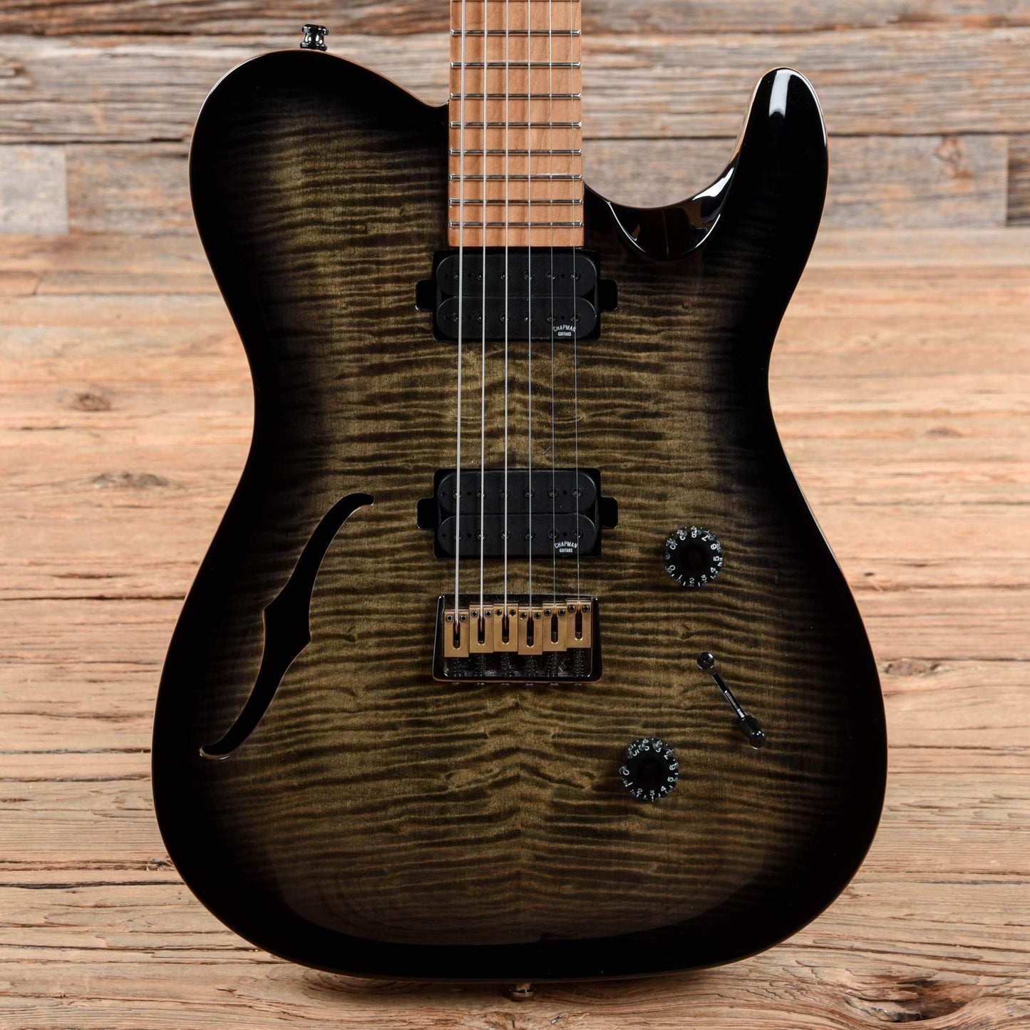 Chapman ML3 Pro Modern Semi-Hollow Obsidian Burst 2018 Electric Guitars / Semi-Hollow