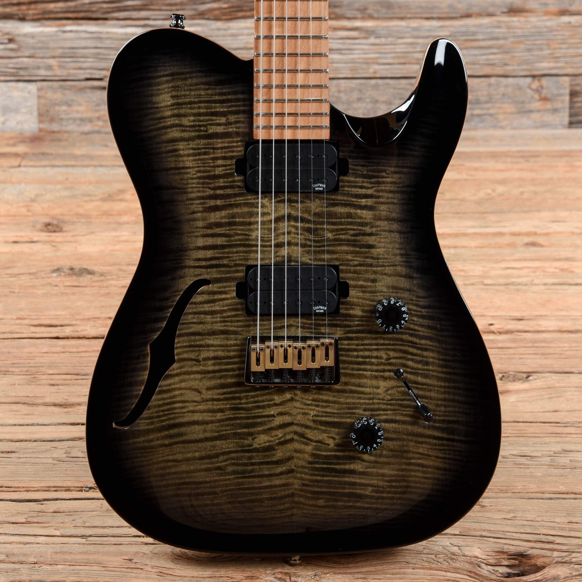 Chapman ML3 Pro Modern Semi-Hollow Obsidian Burst 2018 Electric Guitars / Semi-Hollow