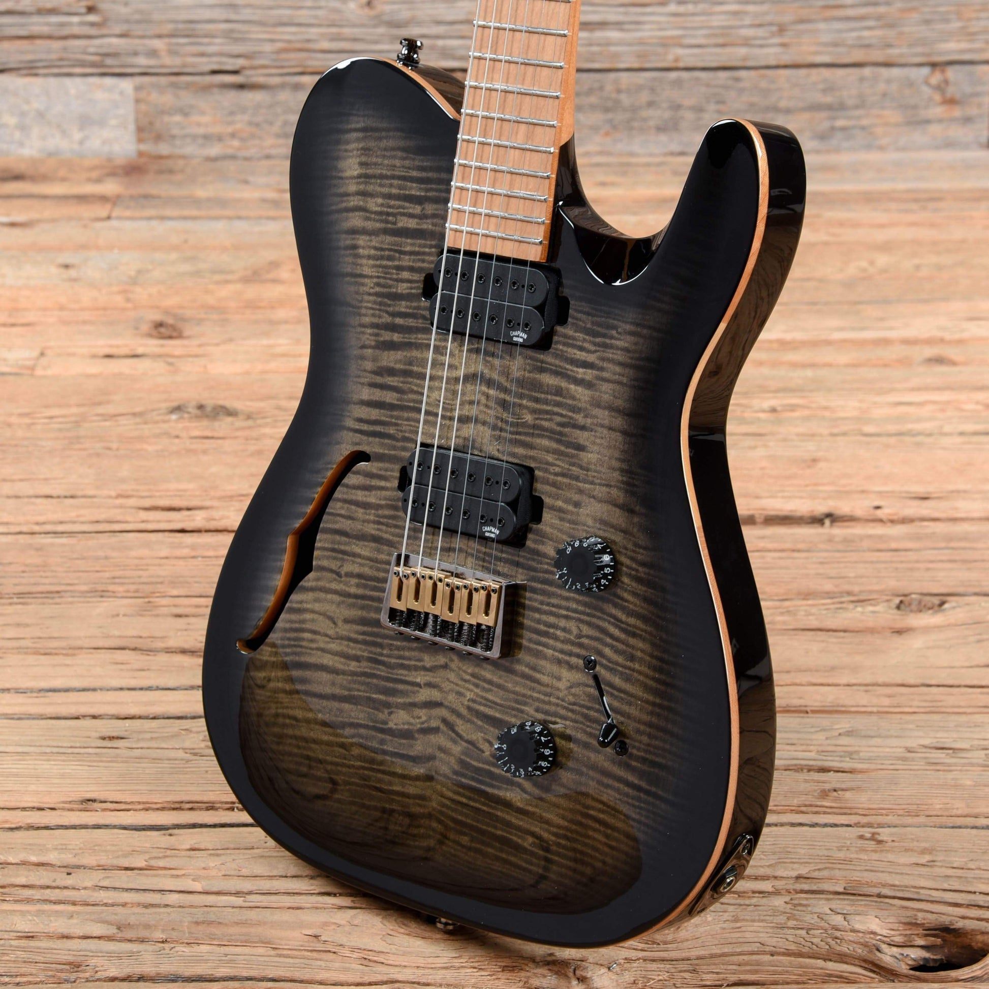 Chapman ML3 Pro Modern Semi-Hollow Obsidian Burst 2018 Electric Guitars / Semi-Hollow