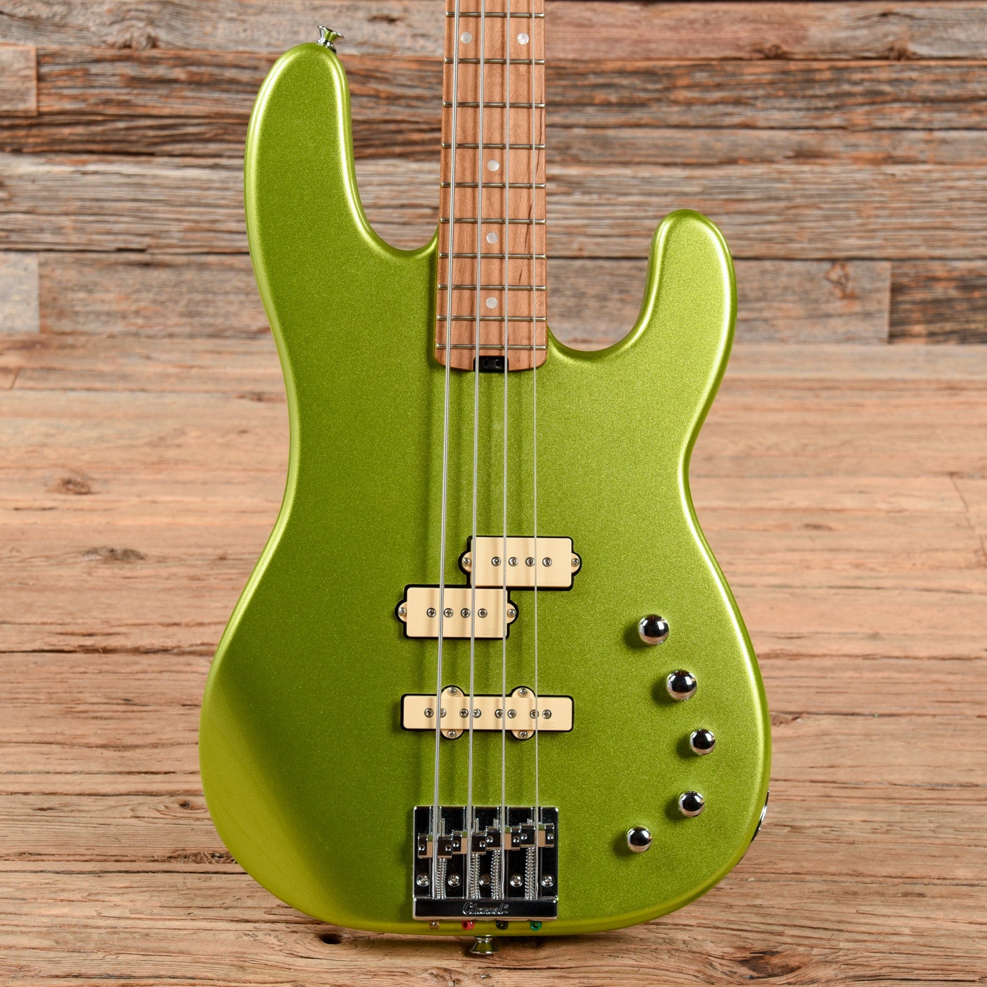 Charvel Pro-Mod San Dimas Bass PJ IV Lime Green Metallic 2020