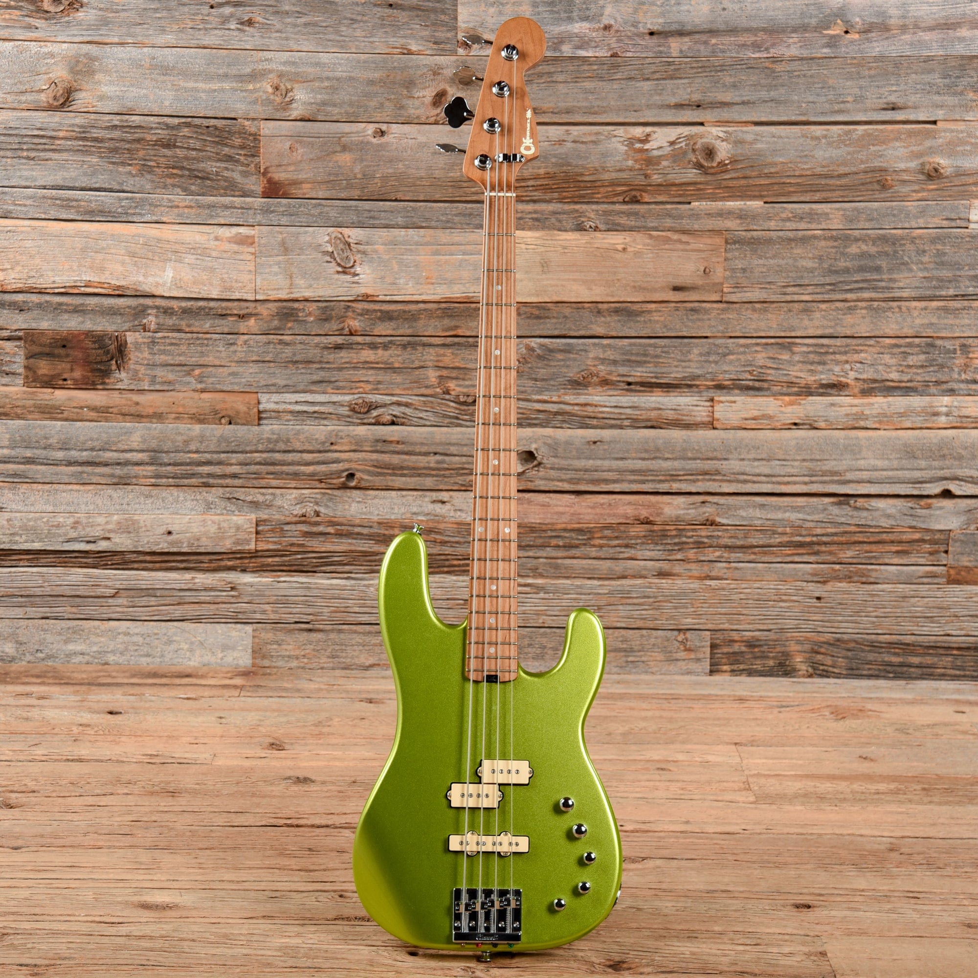 Charvel Pro-Mod San Dimas Bass PJ IV Lime Green Metallic 2020
