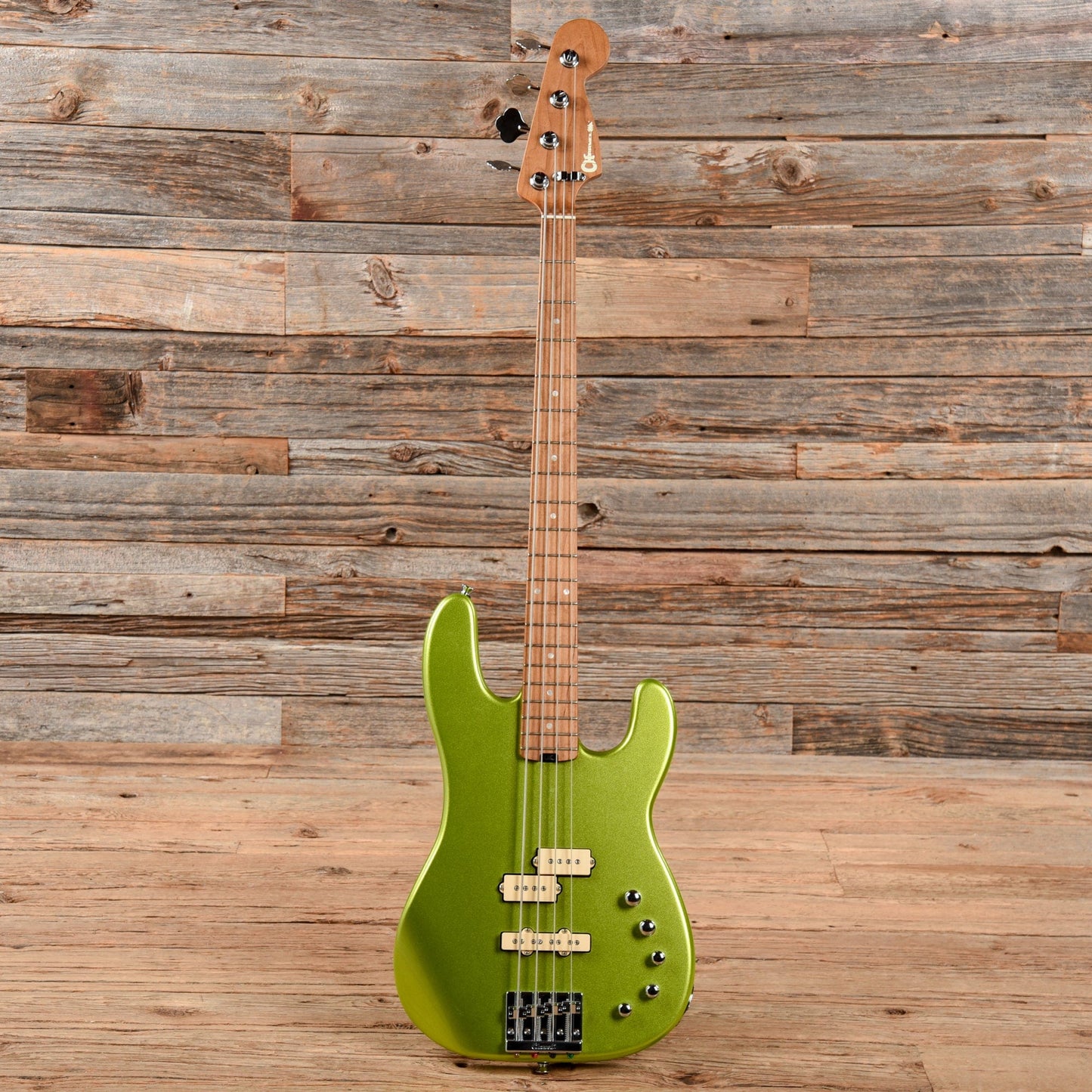 Charvel Pro-Mod San Dimas Bass PJ IV Lime Green Metallic 2020 Bass Guitars / 4-String