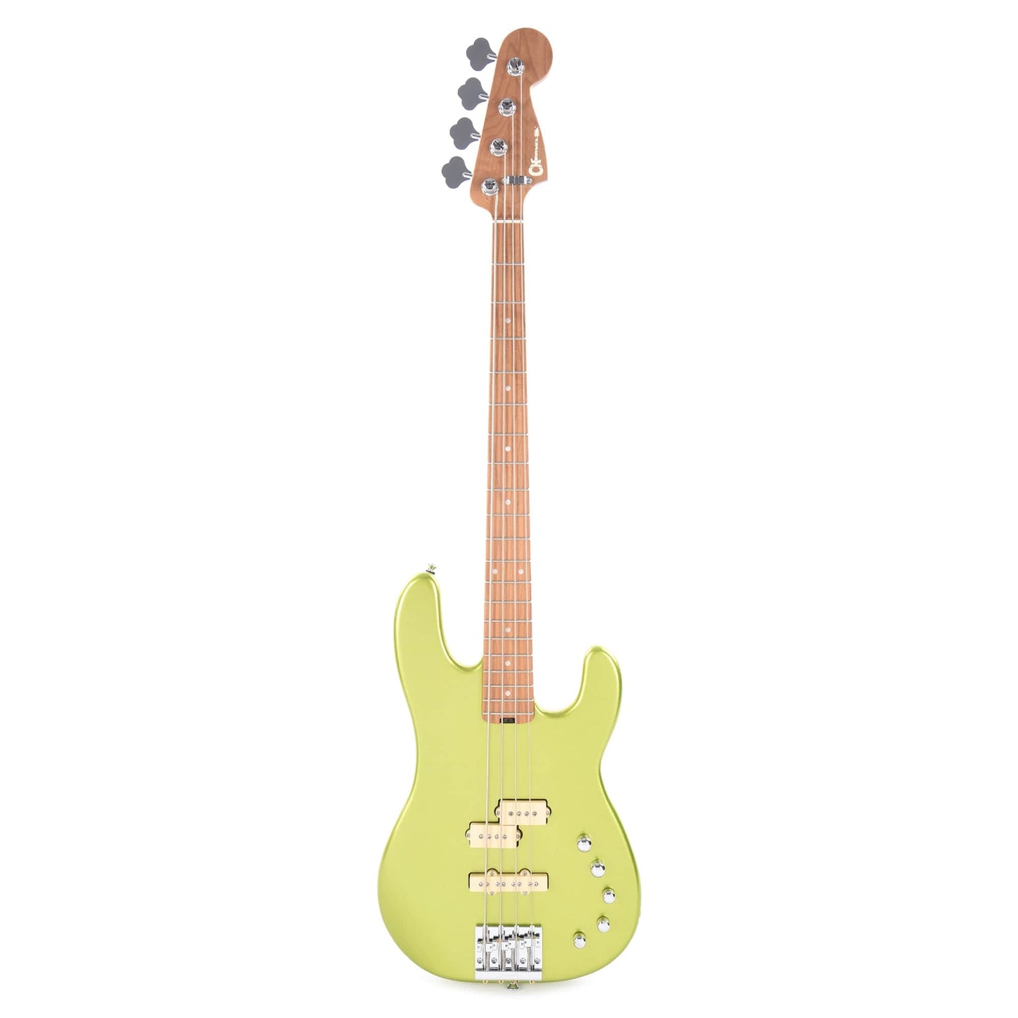 Charvel Pro-Mod San Dimas Bass PJ IV Lime Green Metallic Bass Guitars / 4-String