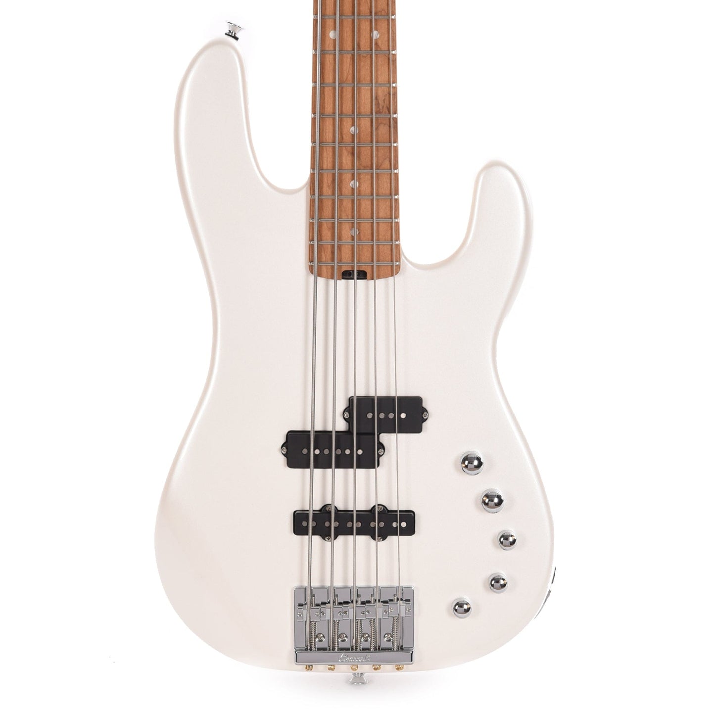 Charvel Pro-Mod Bass San Dimas PJ V Carmelized Maple Platinum Pearl Bass Guitars / 5-String or More