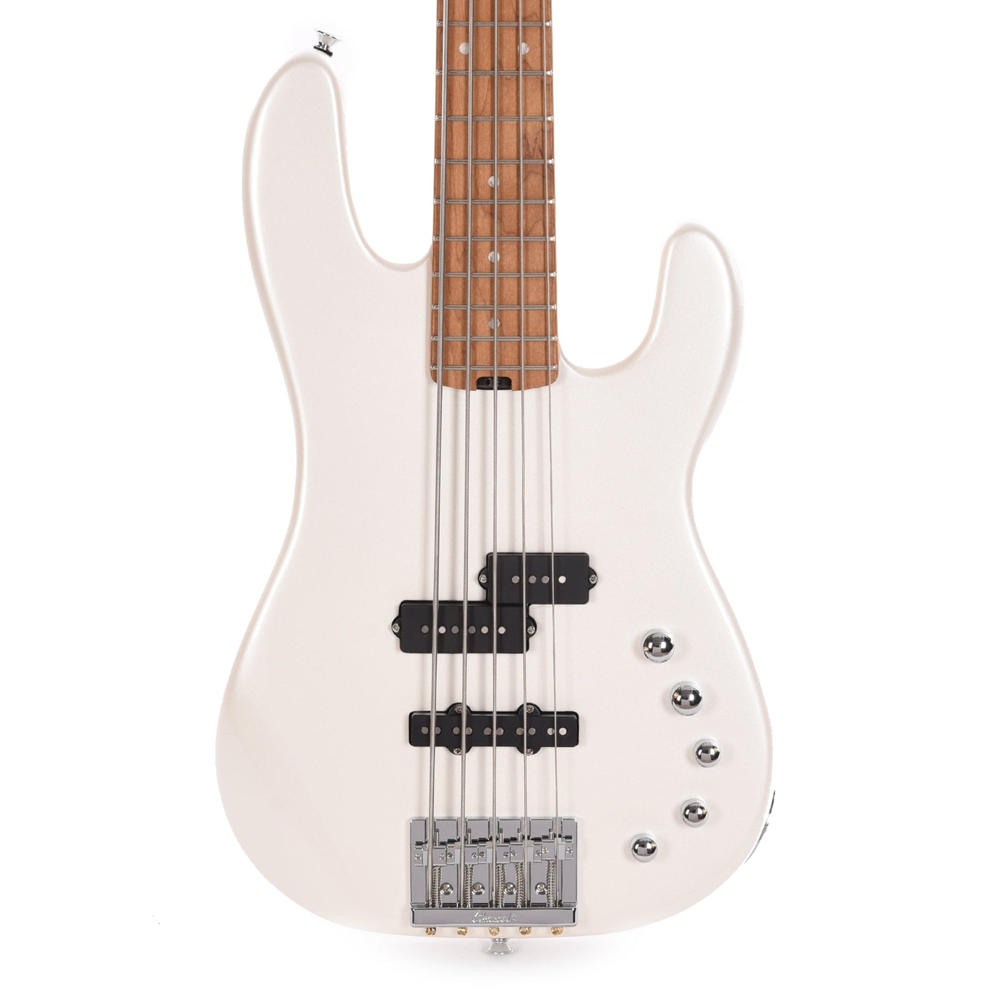 Charvel Pro-Mod Bass San Dimas PJ V Carmelized Maple Platinum Pearl Bass Guitars / 5-String or More