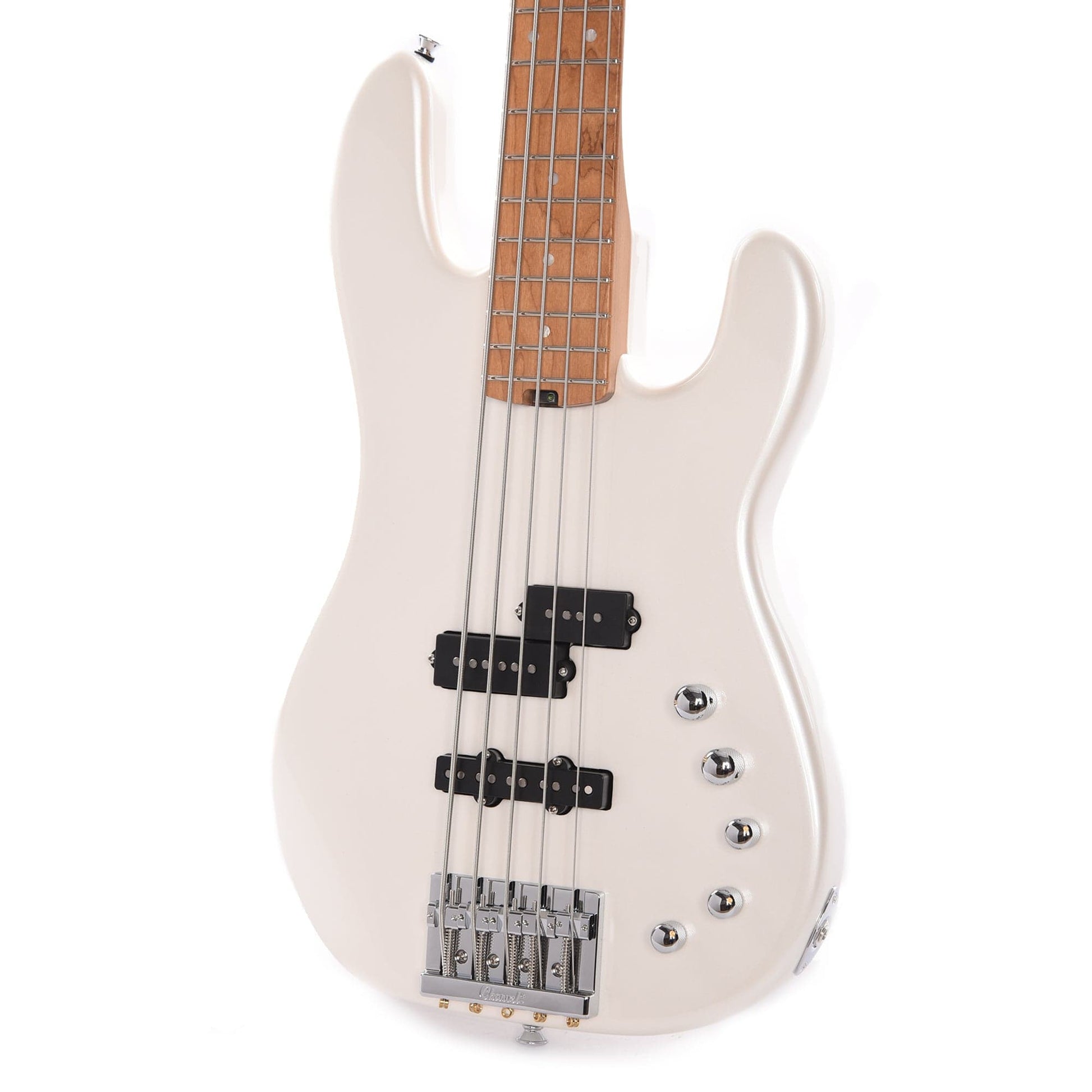 Charvel Pro-Mod Bass San Dimas PJ V Carmelized Maple Platinum Pearl Bass Guitars / 5-String or More