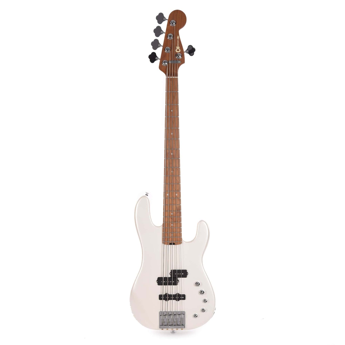 Charvel Pro-Mod Bass San Dimas PJ V Carmelized Maple Platinum Pearl Bass Guitars / 5-String or More