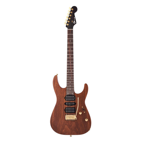 Charvel MJ DK24 HSH 2PT E Mahogany Figured Walnut Top Streaky Natural Electric Guitars / Solid Body