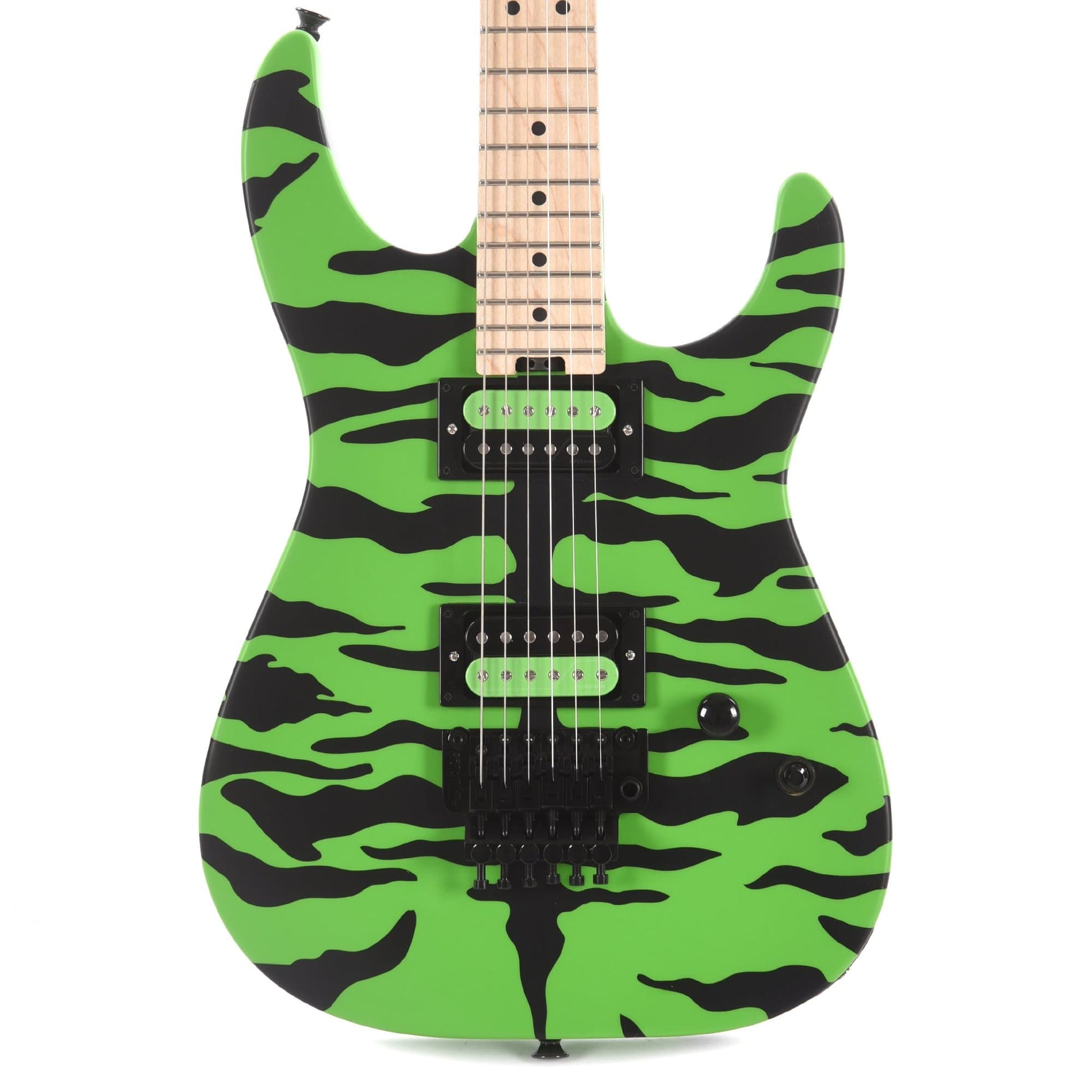 Charvel Pro-Mod DK Satchel Signature Slime Green Bengal Electric Guitars / Solid Body