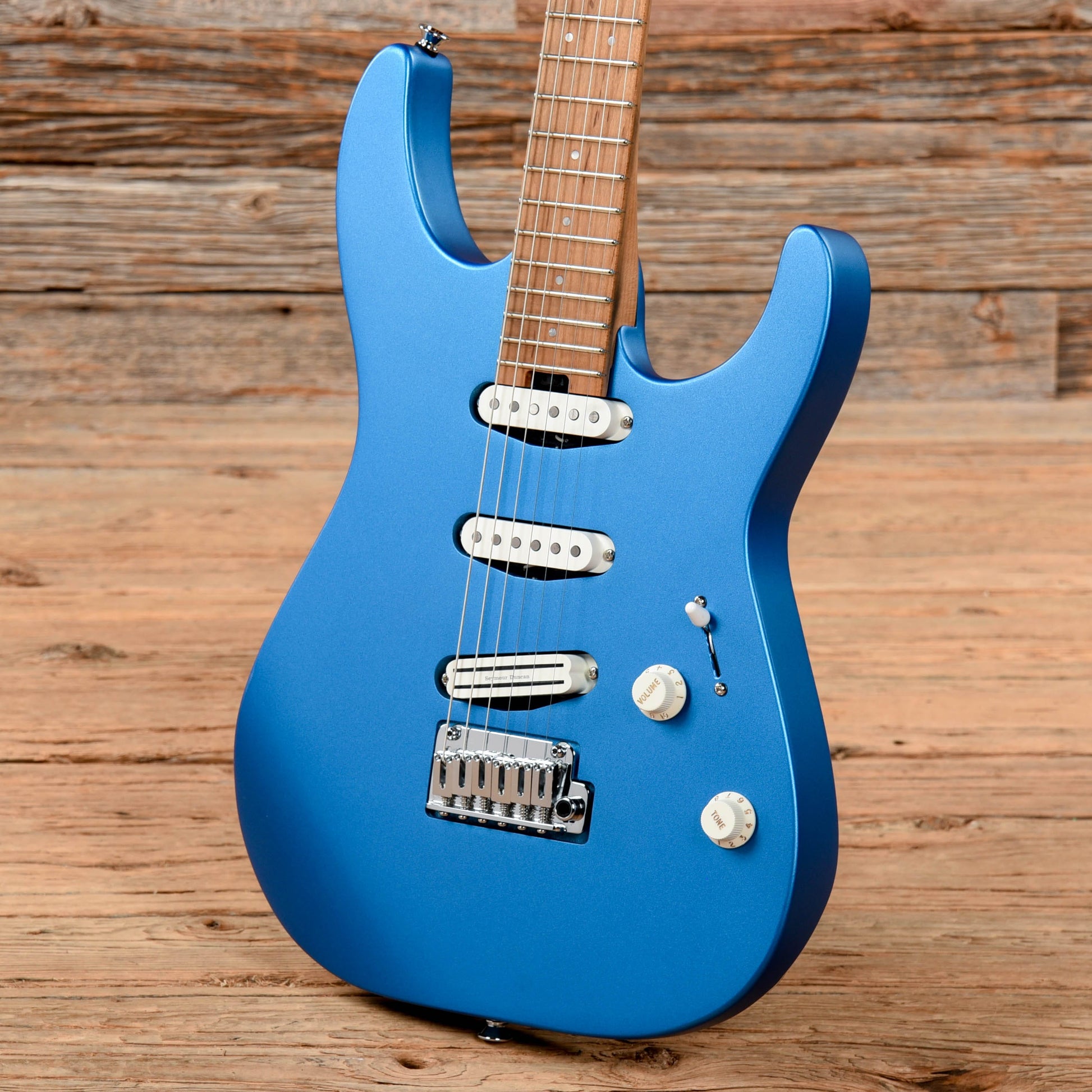 Charvel Pro-Mod DK22 SSS 2PT CM Electric Blue Electric Guitars / Solid Body