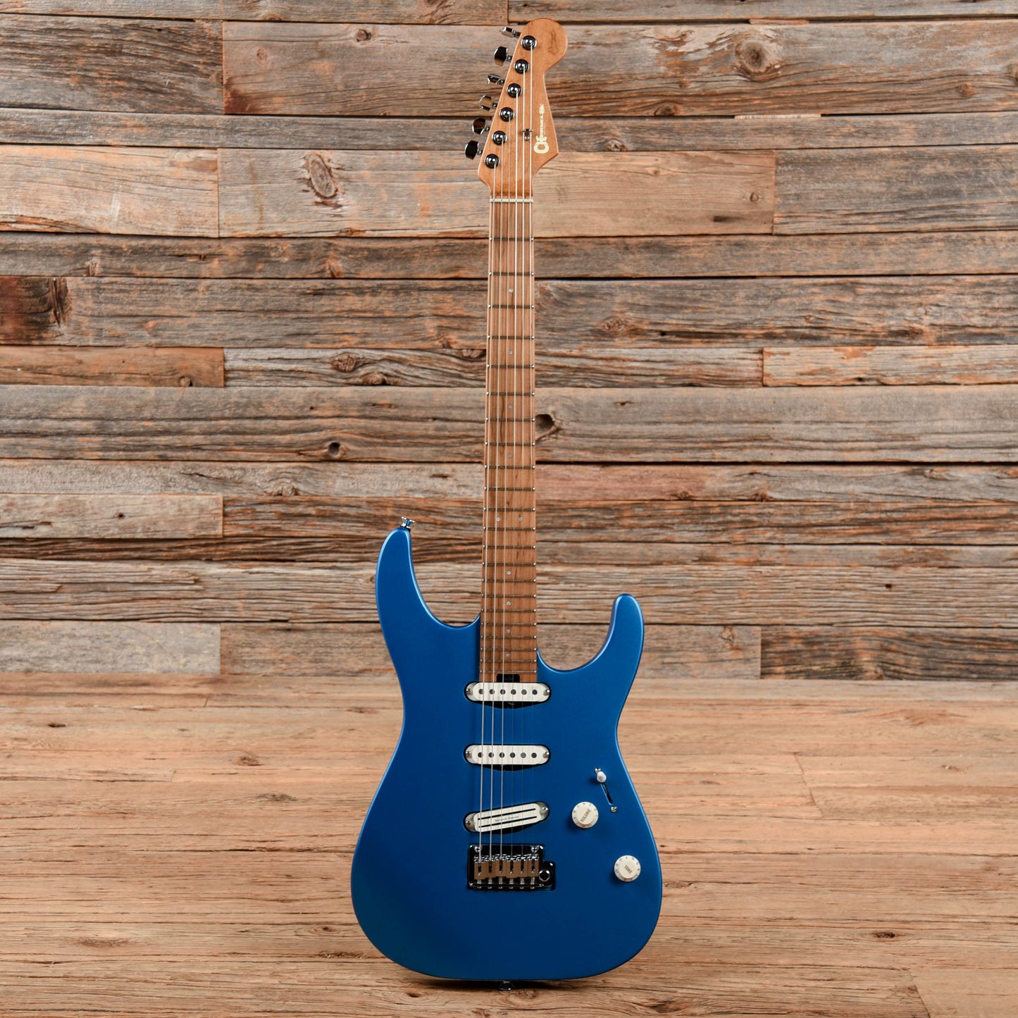 Charvel Pro-Mod DK22 SSS 2PT CM Electric Blue Electric Guitars / Solid Body